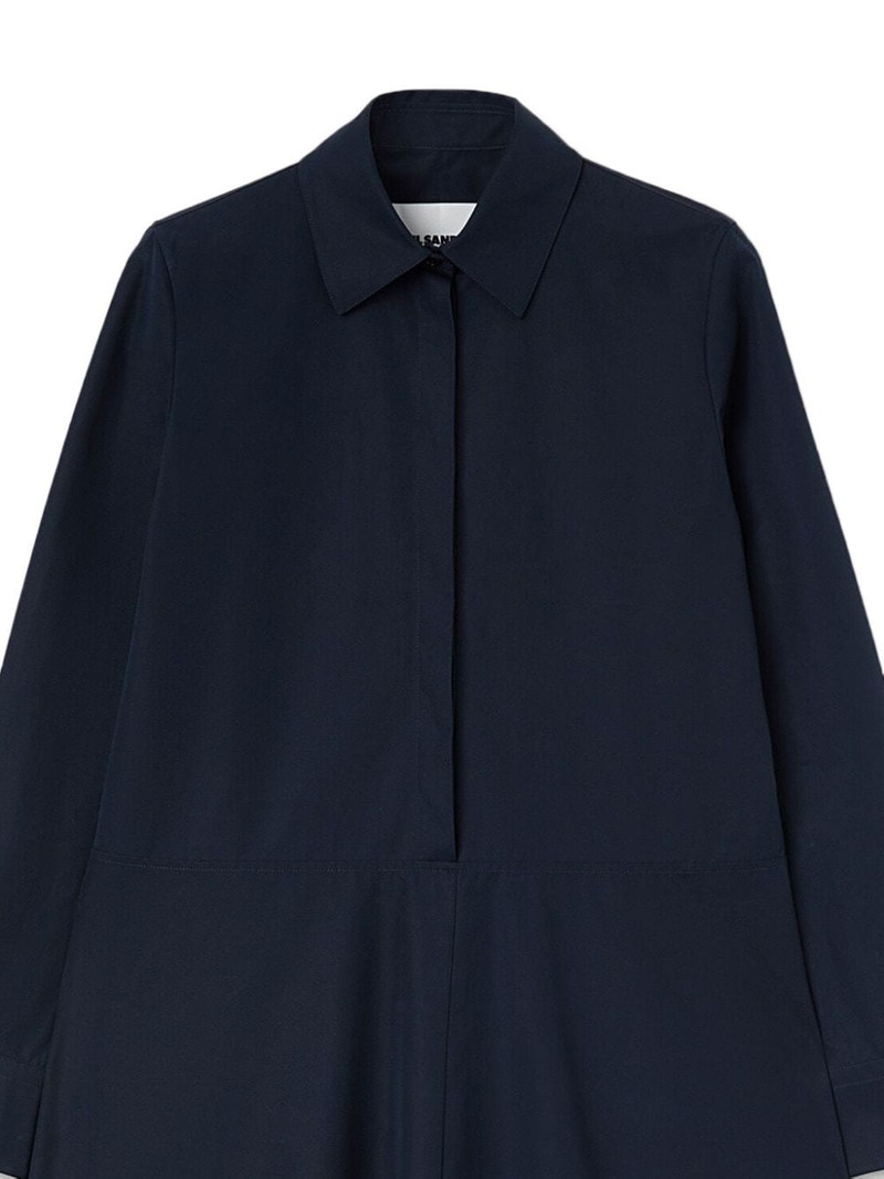 Jil Sander long-sleeved organic cotton shirtdress outlook