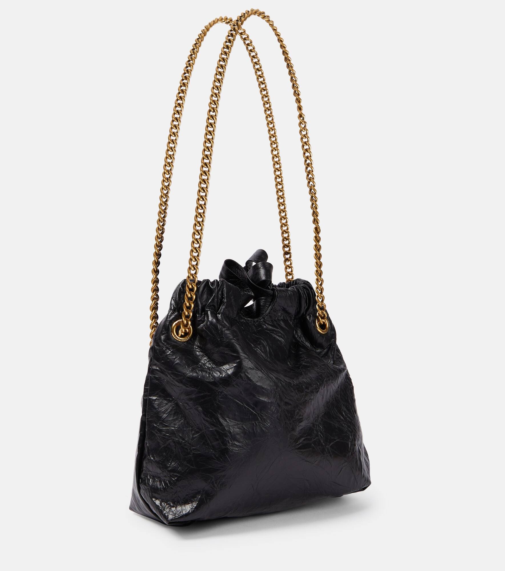 Crush Mini leather tote bag - 4