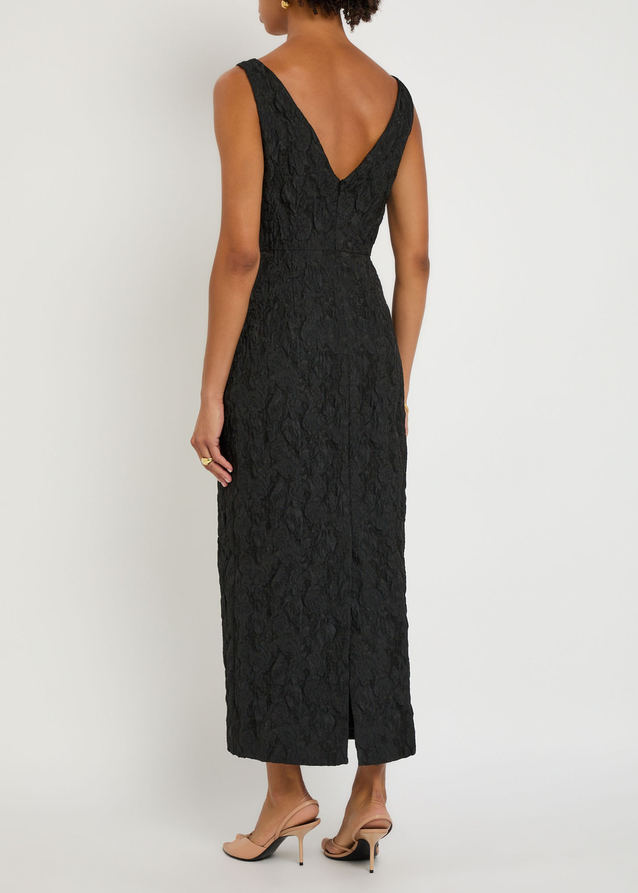 Erdem Patterned-jacquard Woven Midi Dress - 3