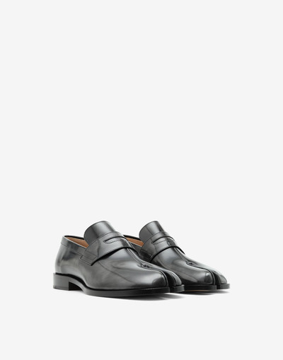 Maison Margiela Tabi brushed leather loafers outlook