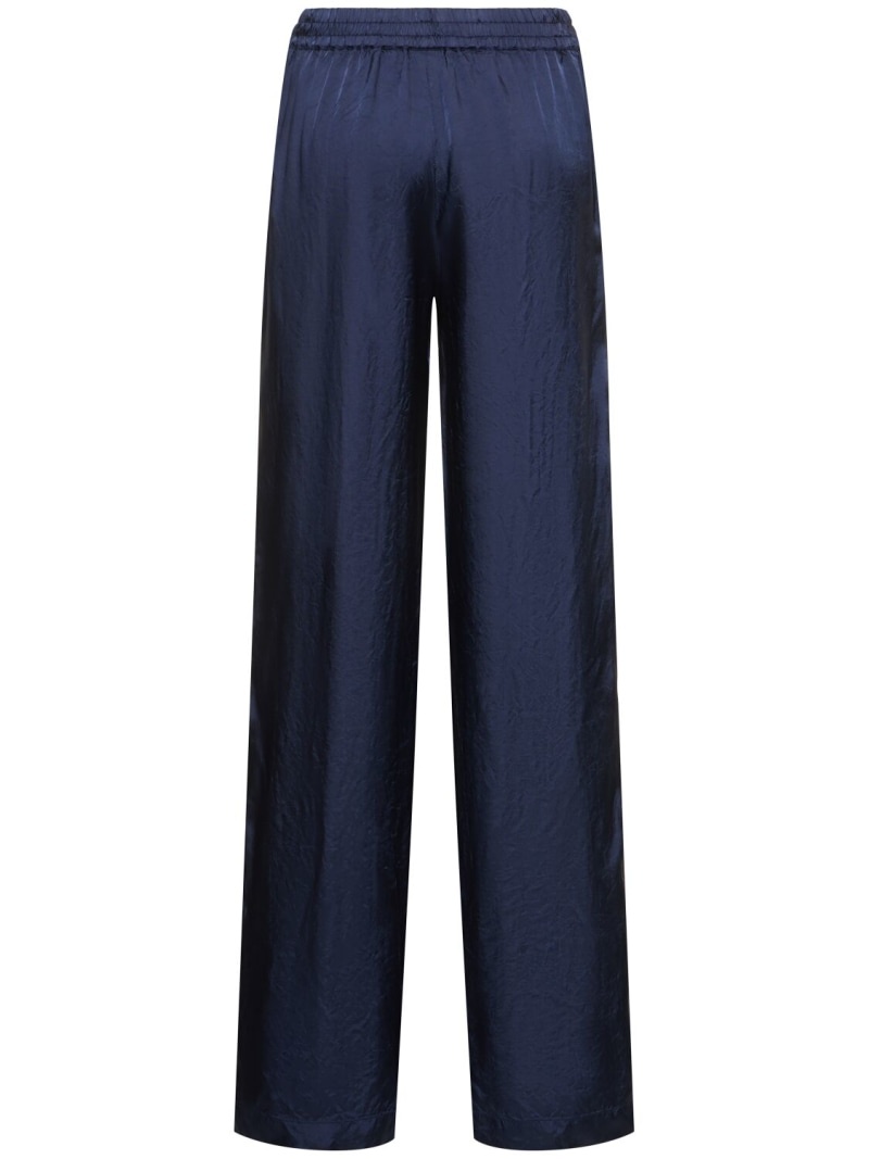 Satin wide pants - 5