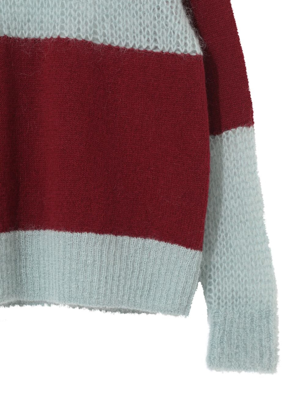 mohair-blend striped sweater - 4