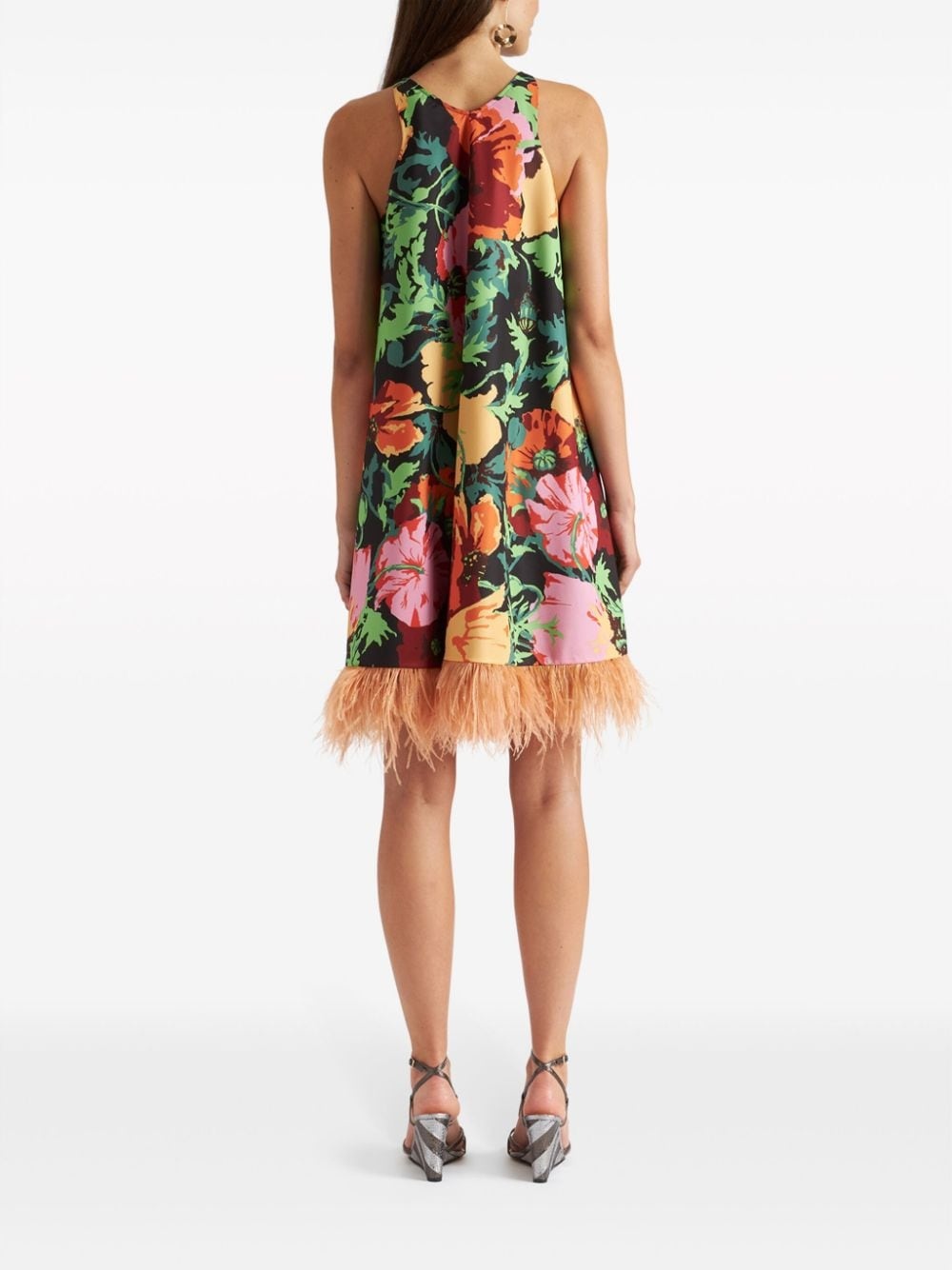 La Fenice floral-print minidress - 3