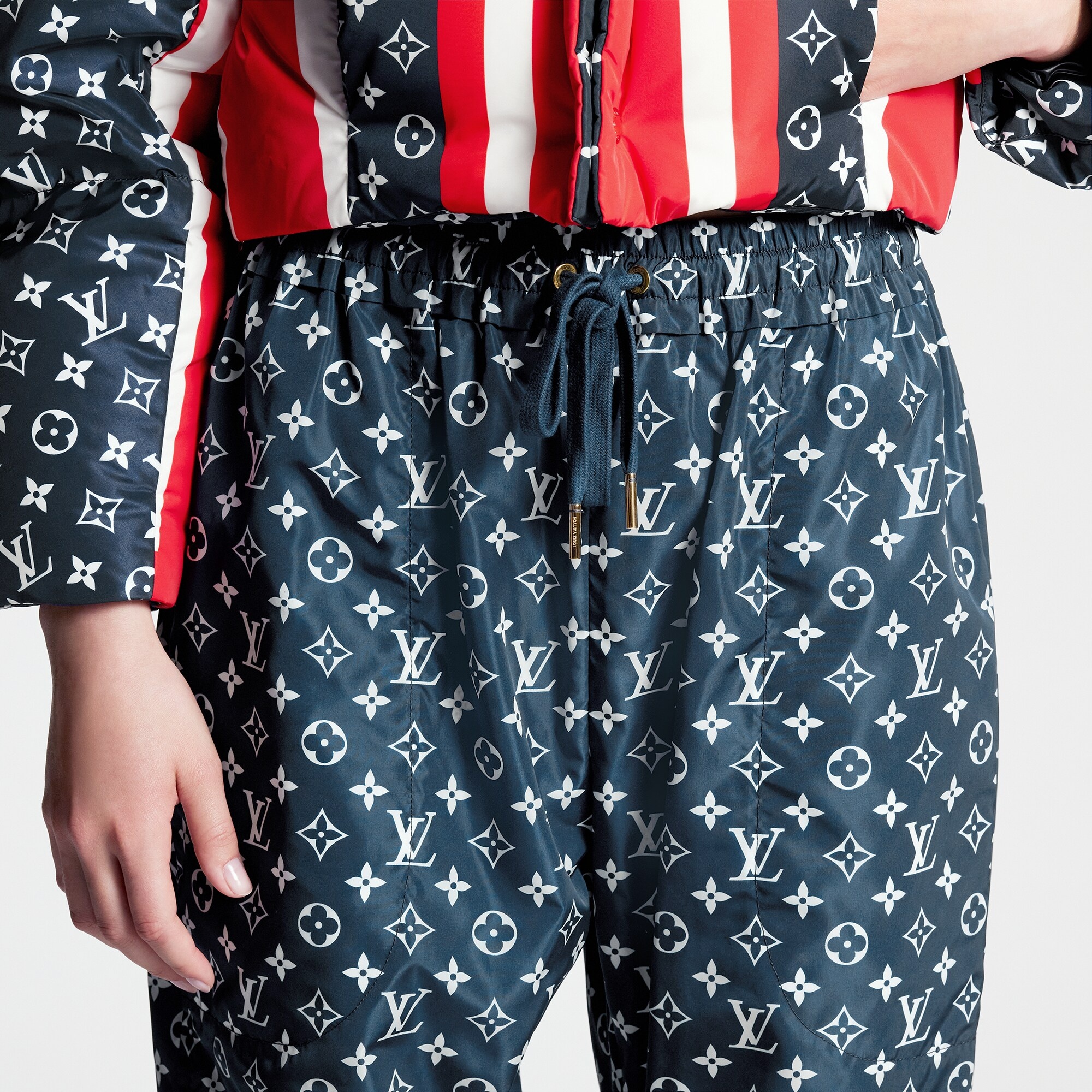 Tricolor Monogram Jogging Pants - 2