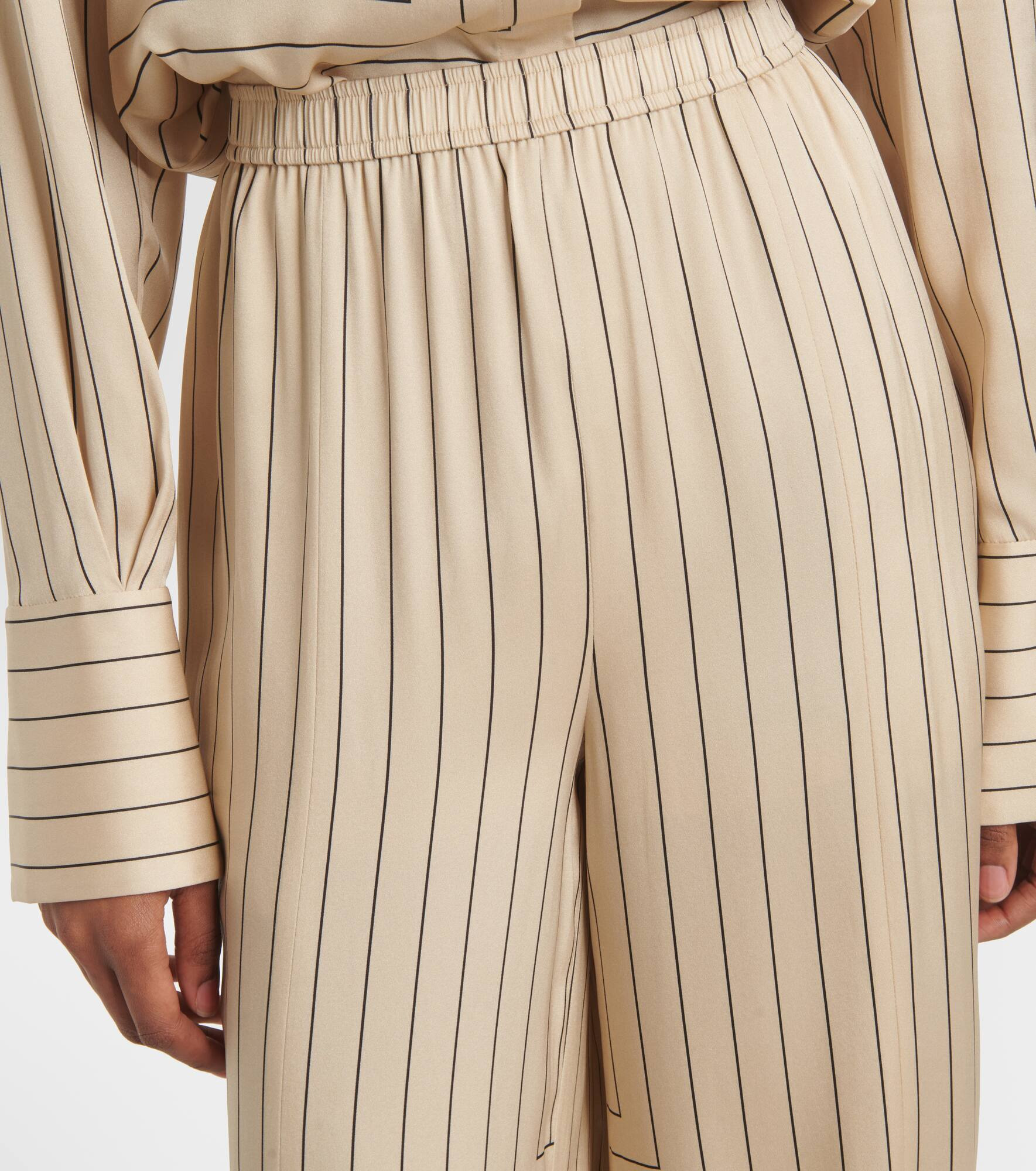 Hulin silk-blend wide-leg pants - 4