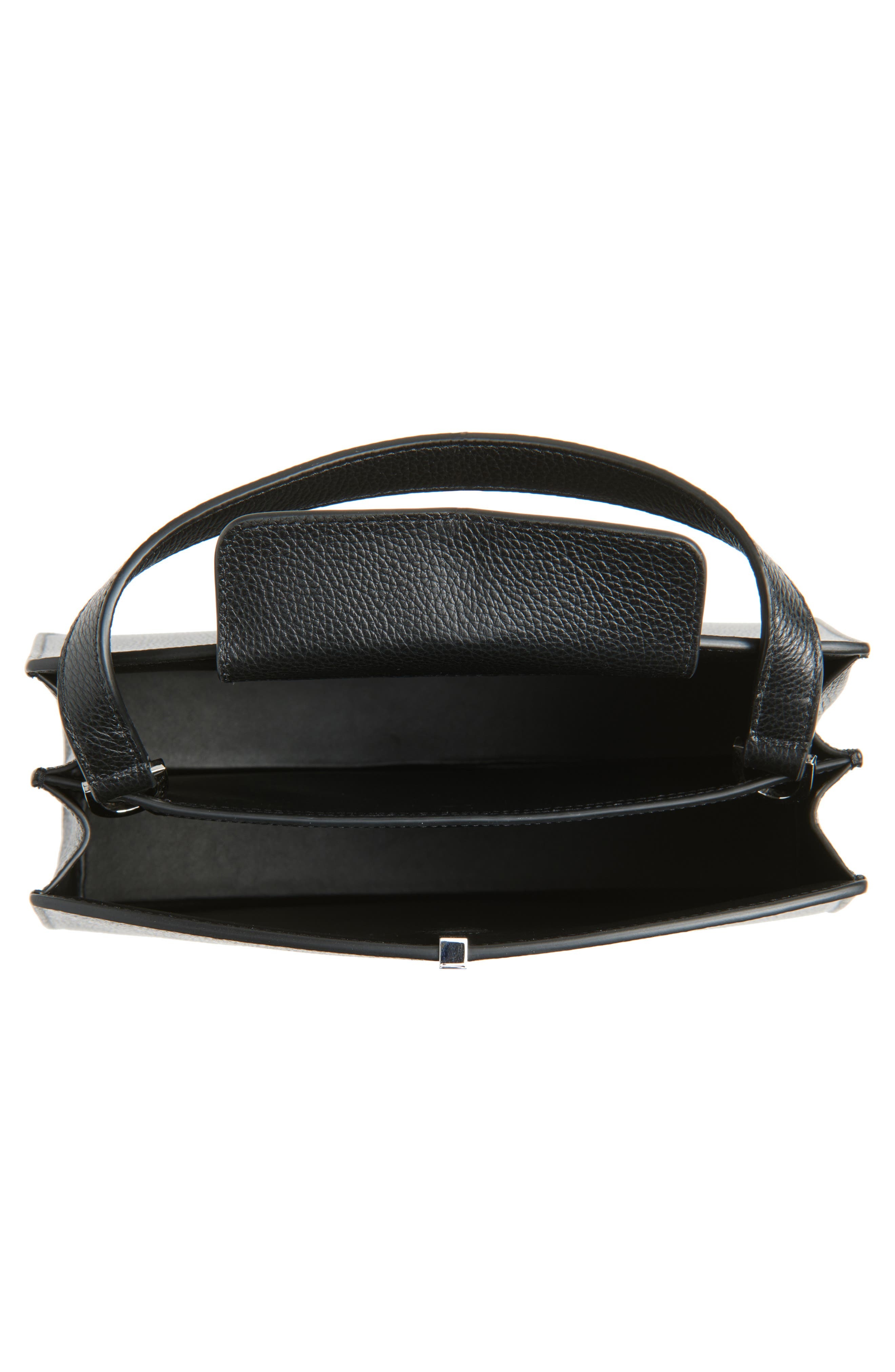 SAVETTE Florence 25 Leather Top Handle Bag in Black at Nordstrom - 5