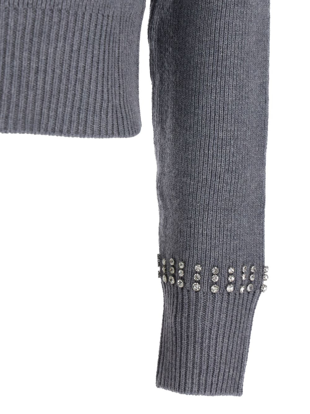 rhinestone-embellished cardigan - 3