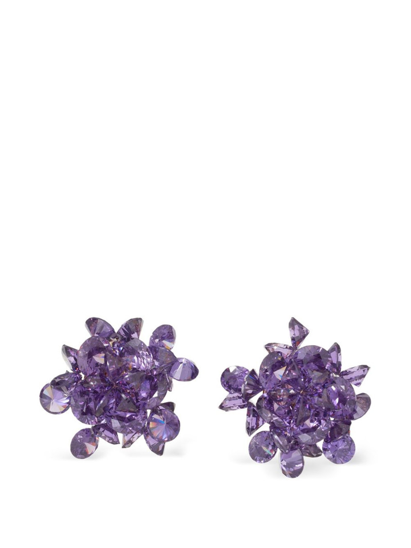 Cubic Cluster clip-on earrings 1