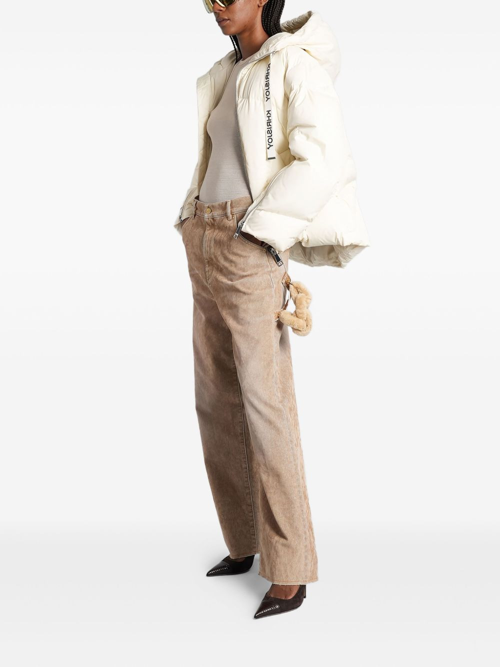 hooded quilted puffer jacket - 2