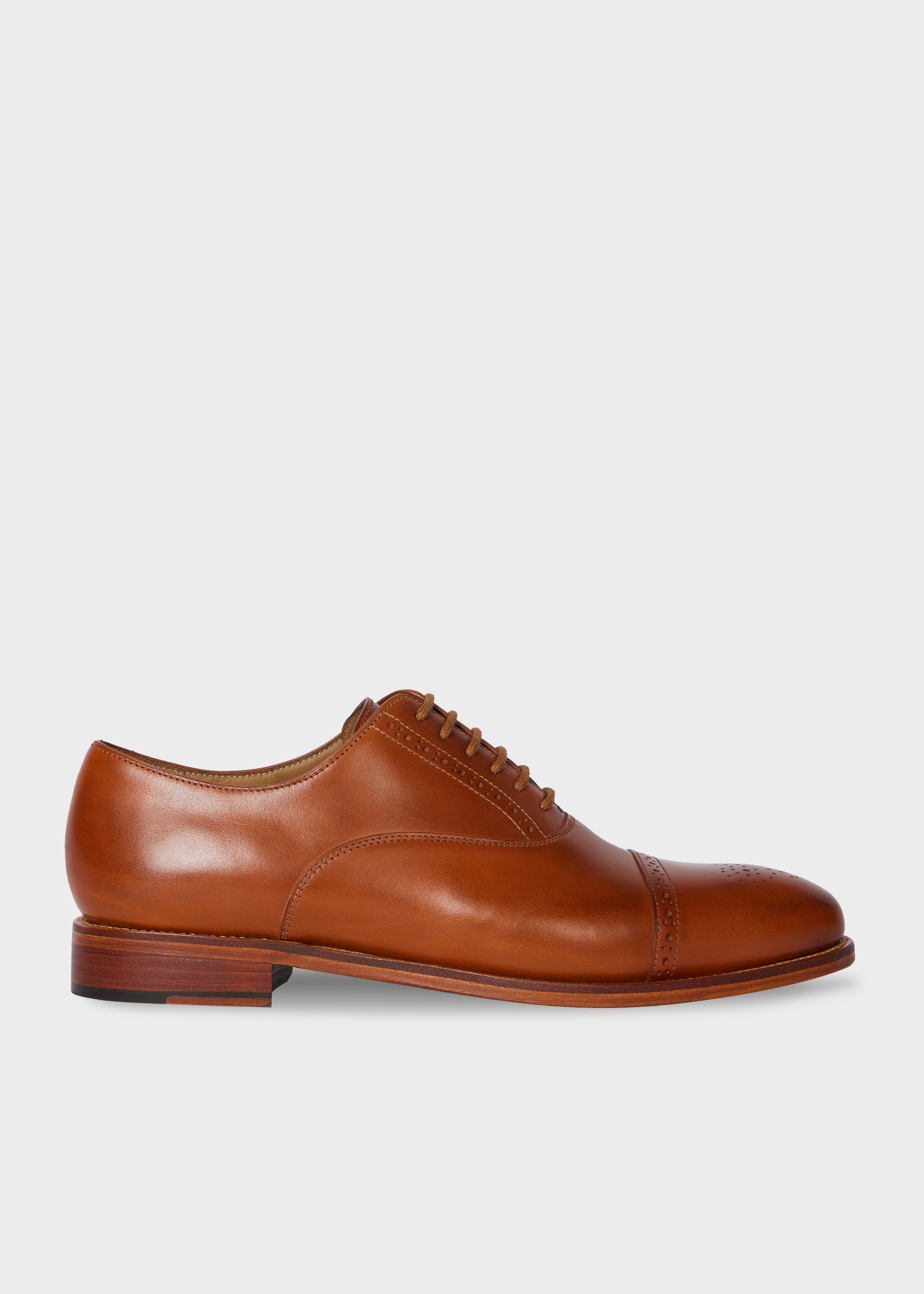 Tan Leather 'Philip' Shoes - 1
