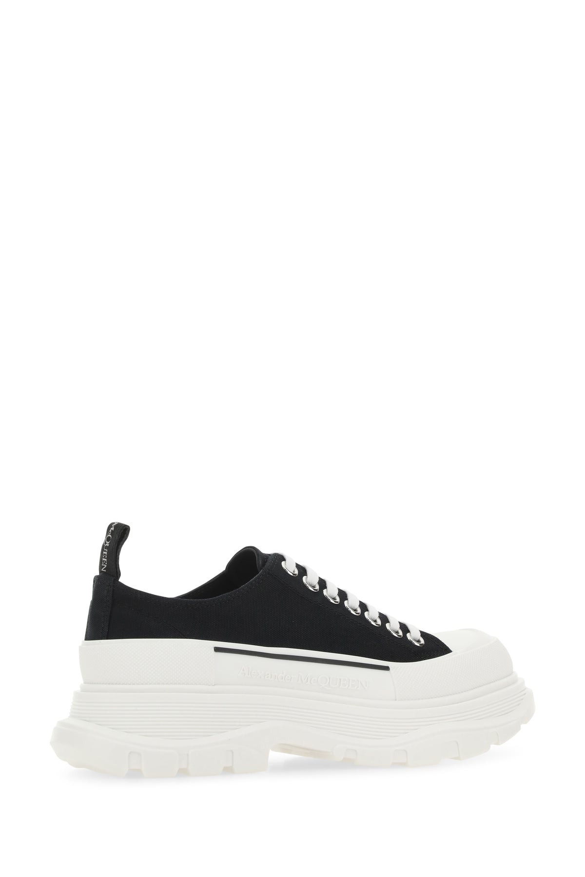 Black canvas Tread Slick sneakers - 3