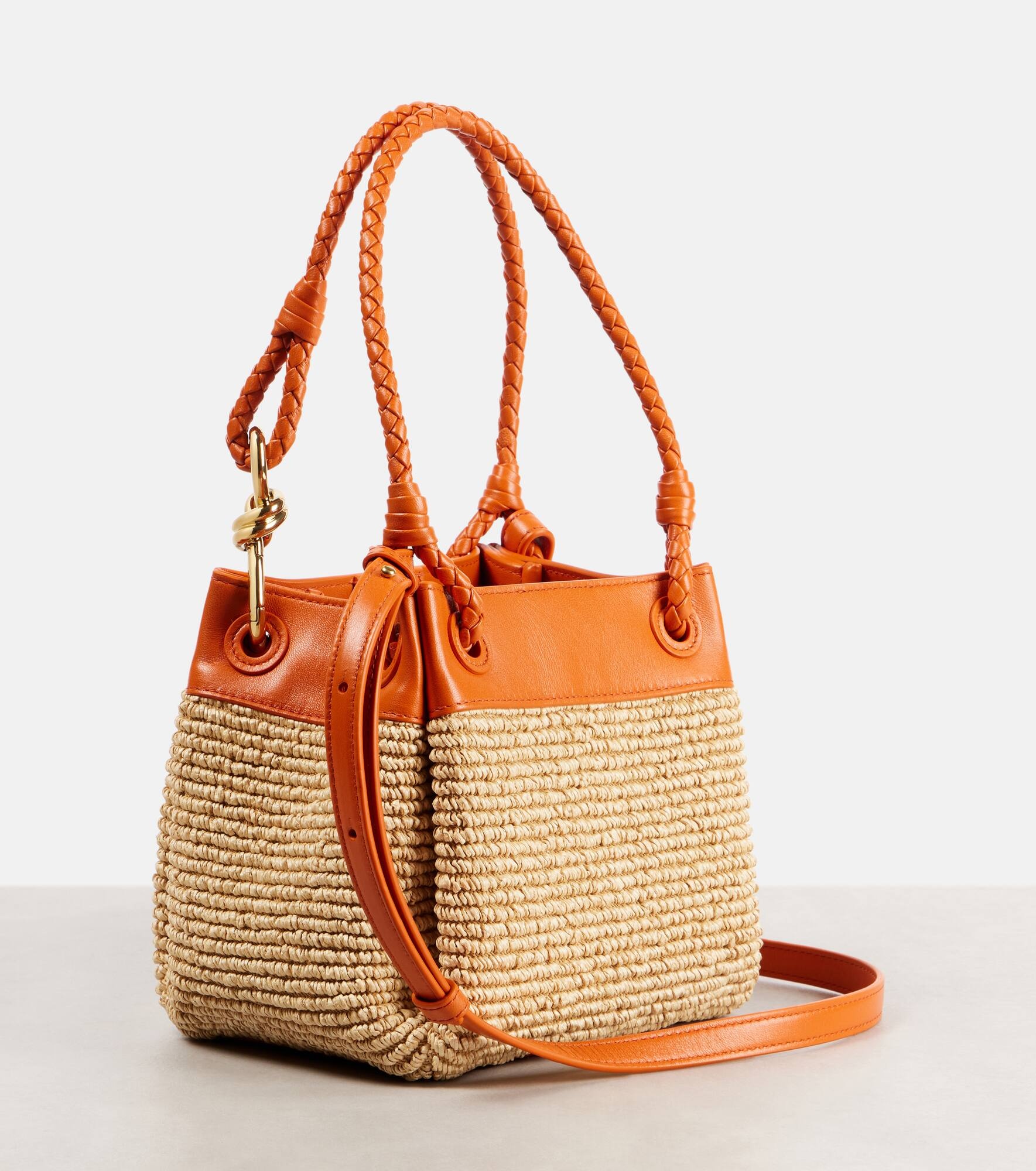 Parachute Small raffia shoulder bag - 4