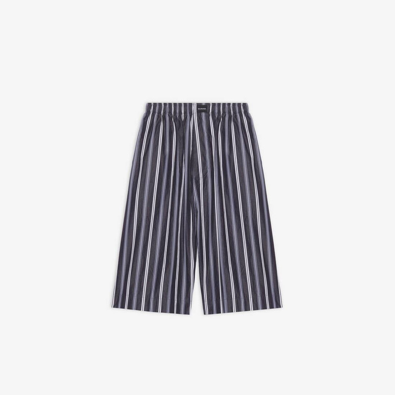 Men's Pajama Shorts in Black/grey 1