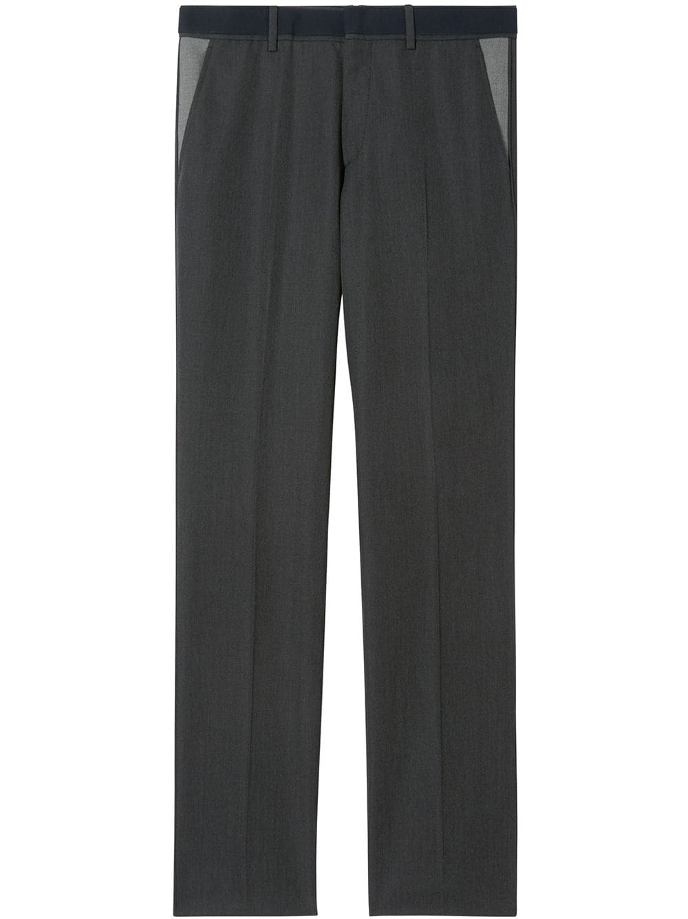 classic fit panelled tailored trousers - 1