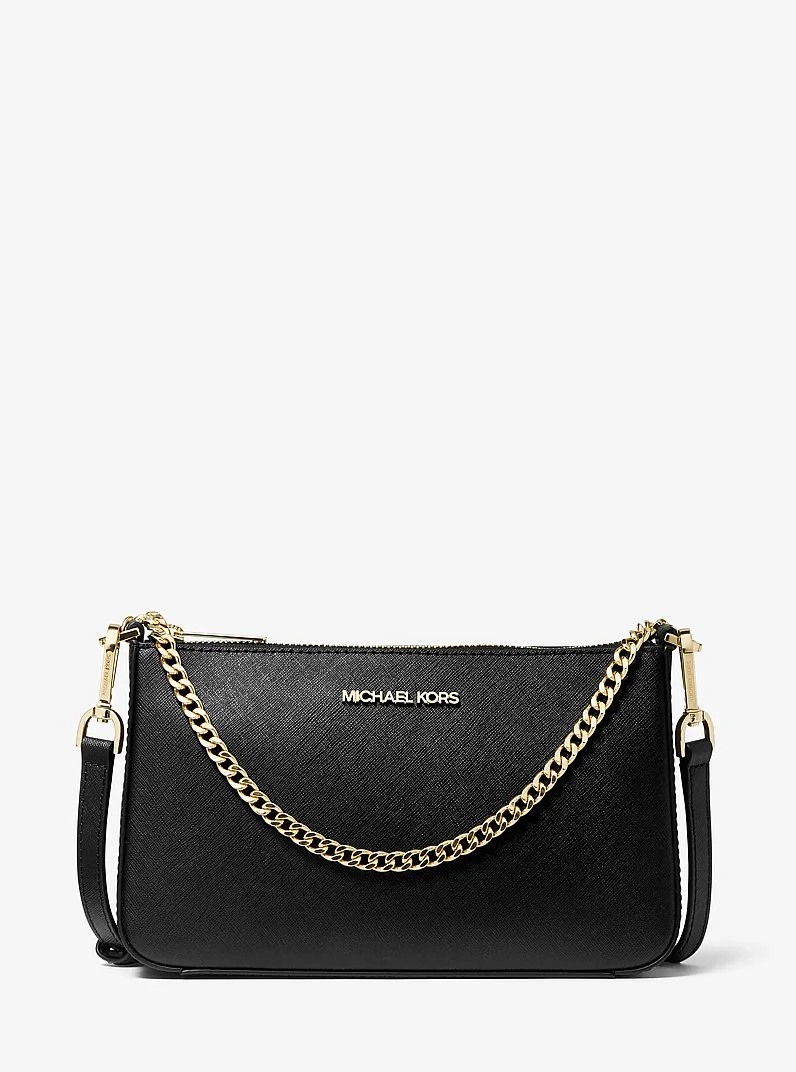 Jet Set Medium Saffiano Leather Crossbody Bag - 1
