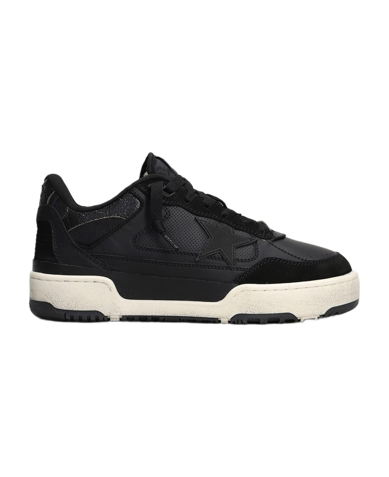 Forty 2 Sneakers In Black Suede And Leather - 1