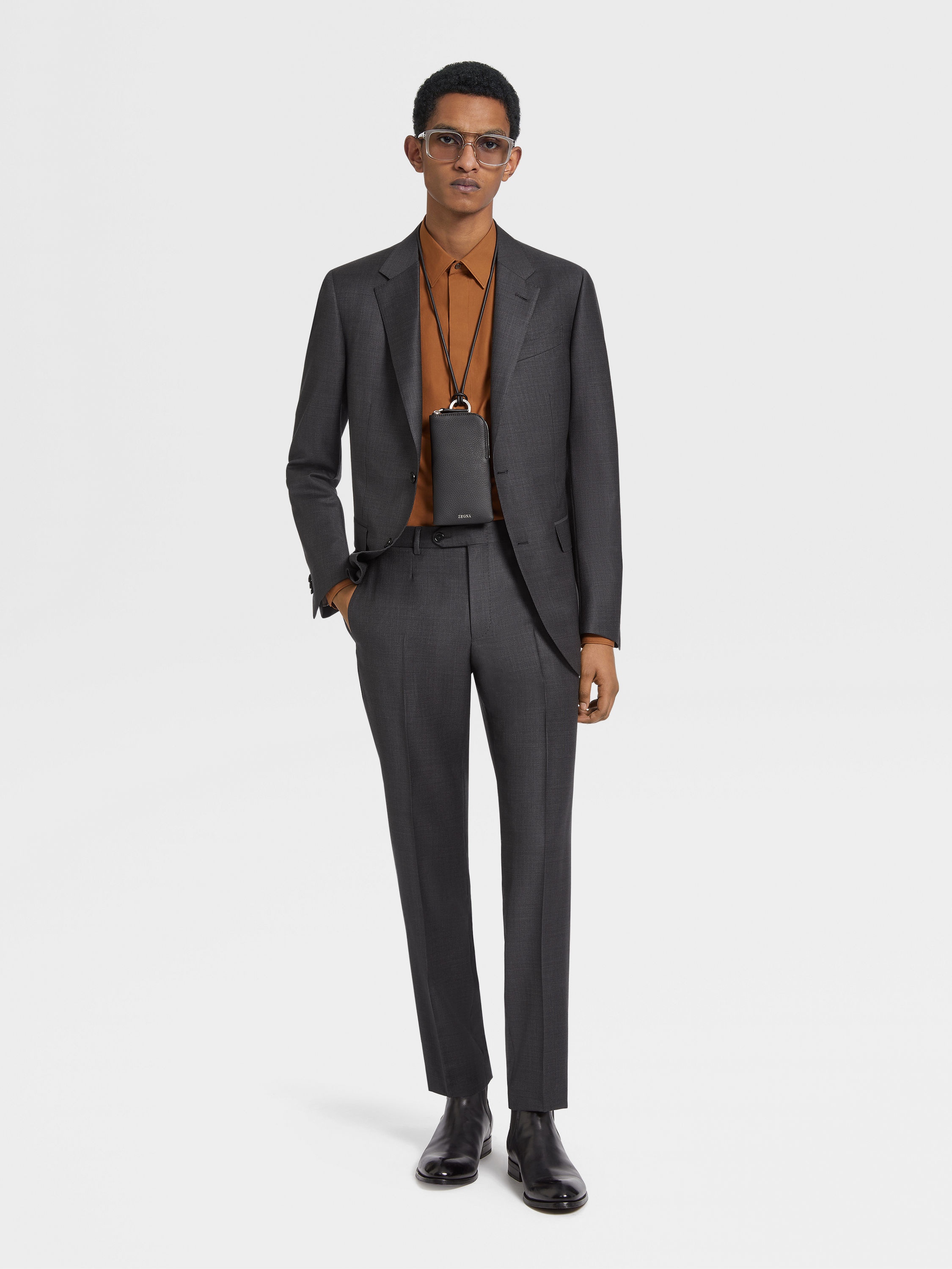 DARK GREY TROFEO™ WOOL SUIT - 2