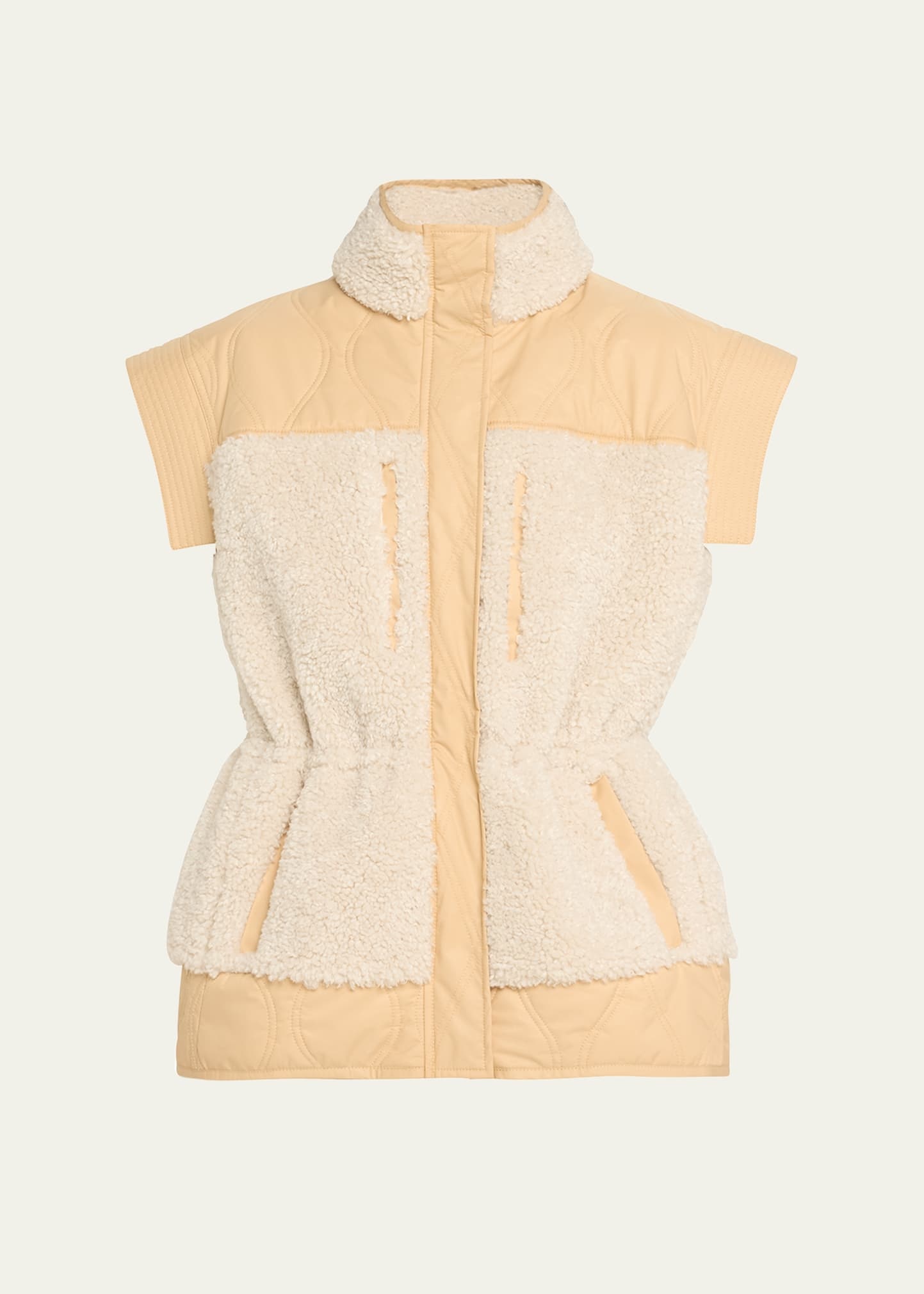 Shiloh Faux Shearling Vest - 1