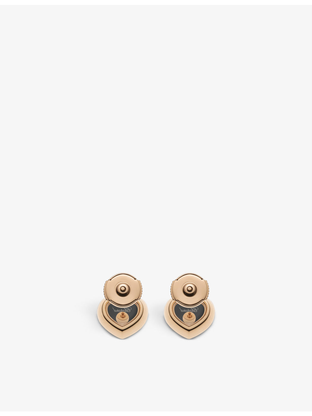 Happy Diamonds 18ct rose gold and 0.38ct diamond earrings - 3