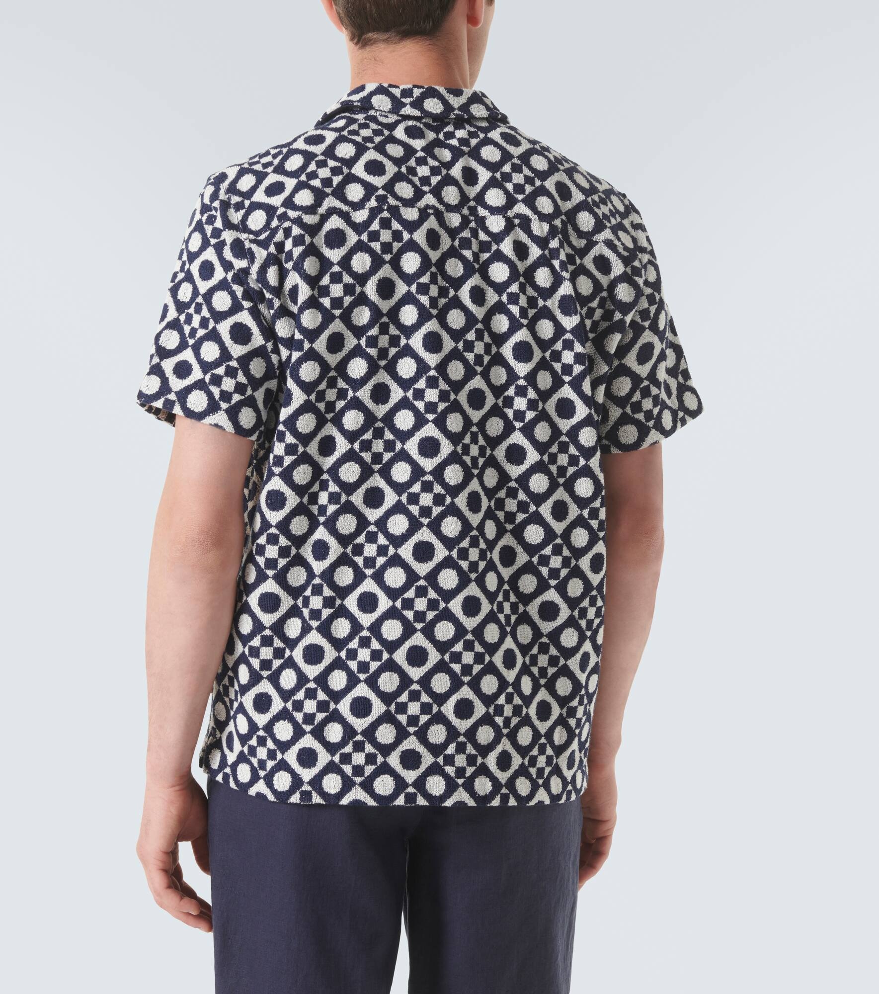 Howell printed cotton terry shirt - 4