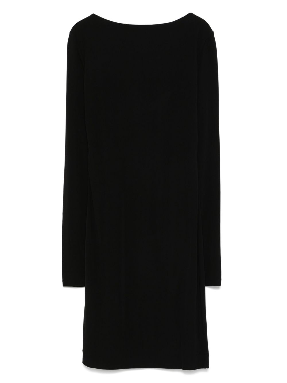 logo-plaque midi dress - 2