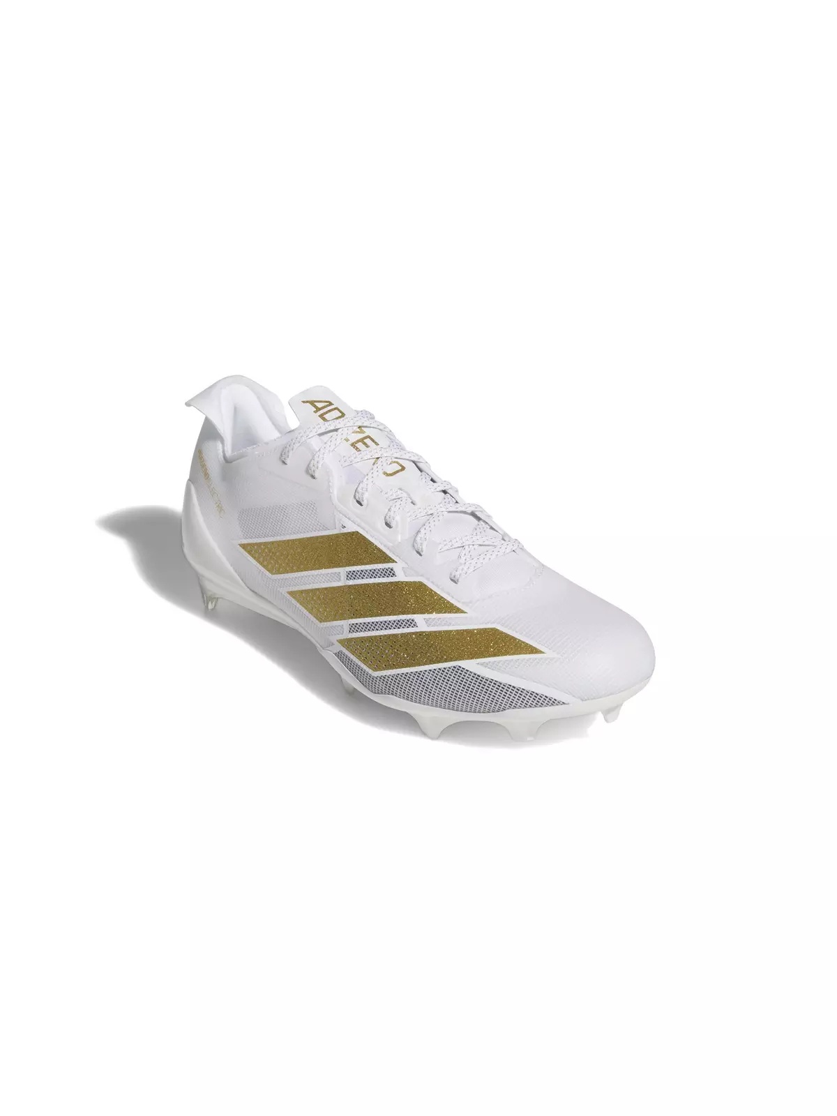 Adizero Electric "Ftwr White/Gold Metallic" Men's Football Cleat - 3