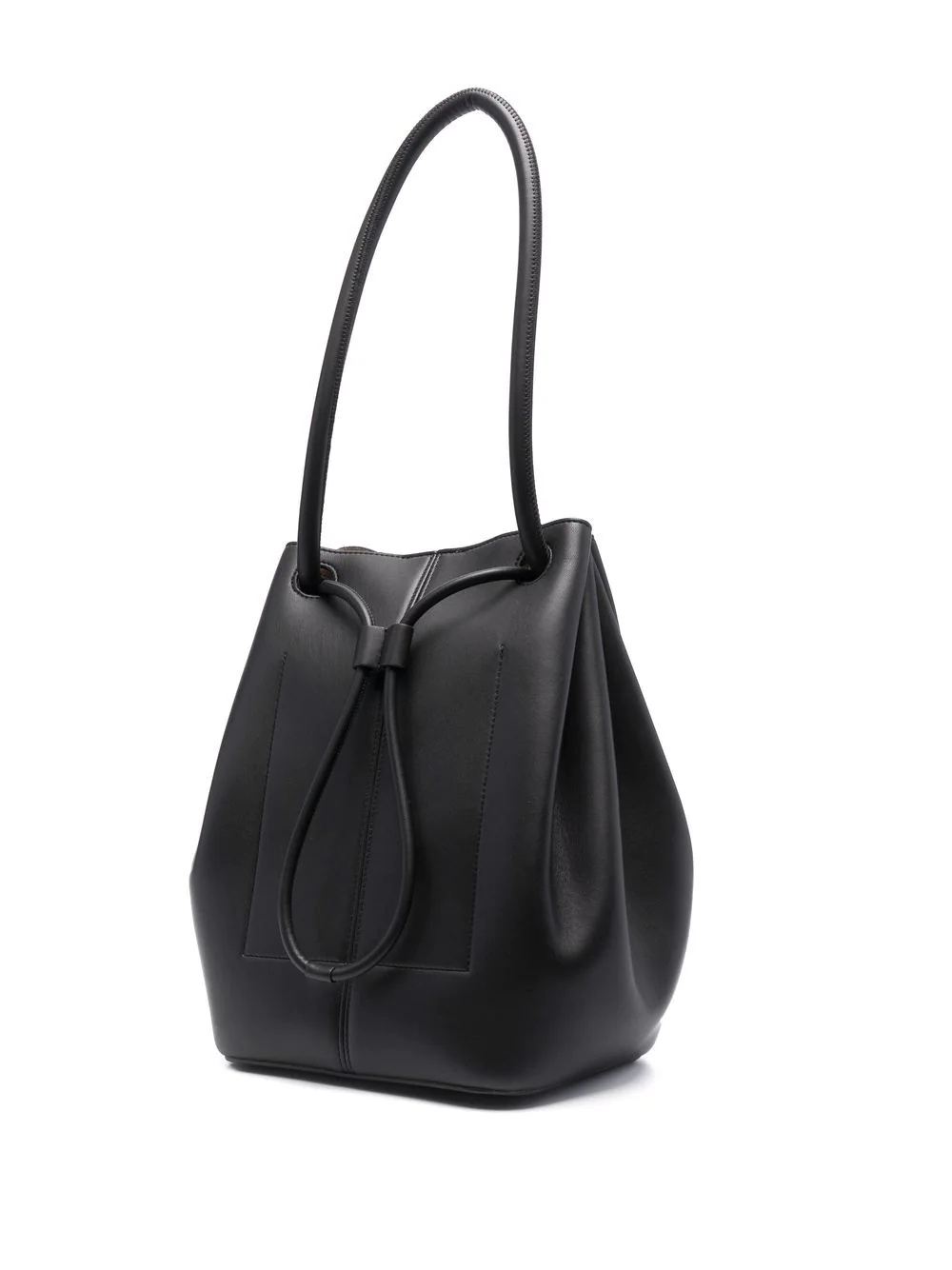 Elongated knot-detail bucket bag - 4