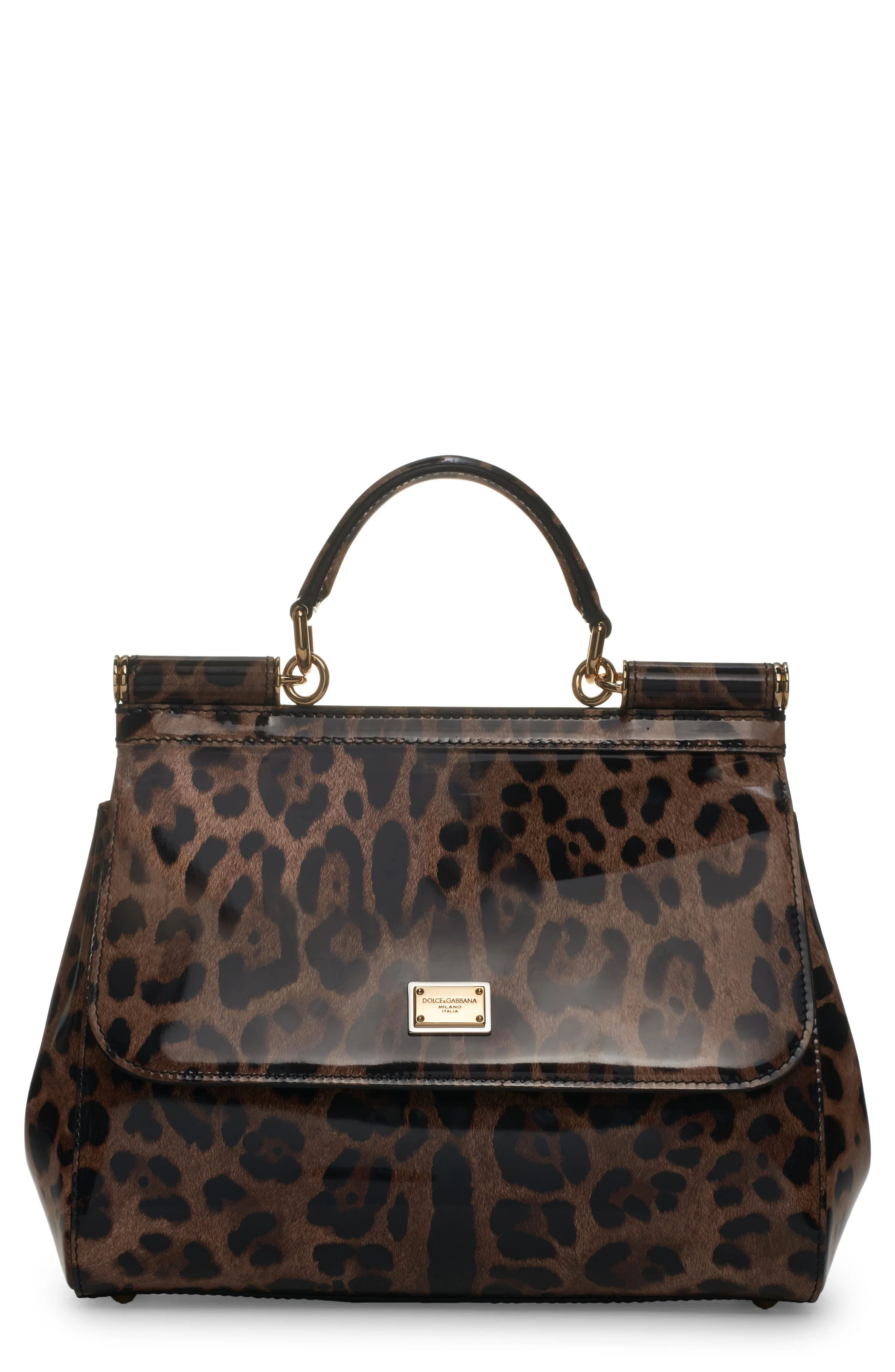 Kim Sicily Leopard Print Handbag - 1