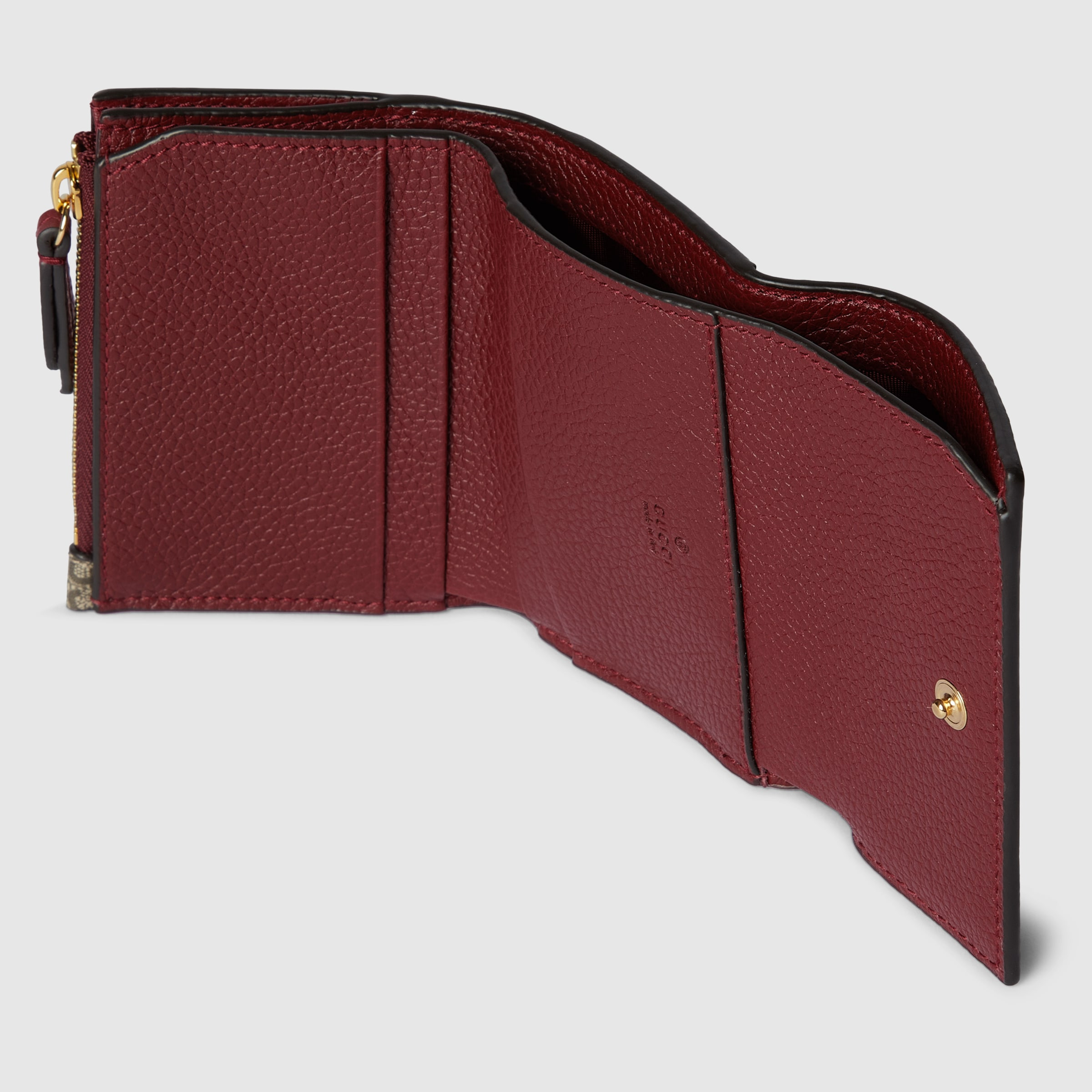 Bi-color GG Marmont mini wallet - 4
