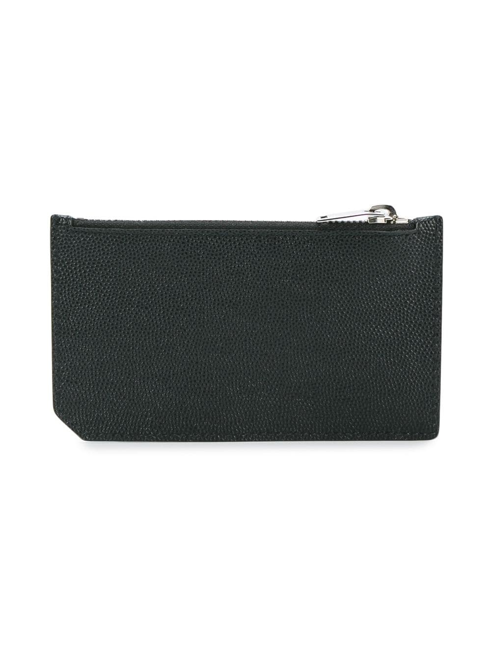 zip-fastened leather cardholder - 2