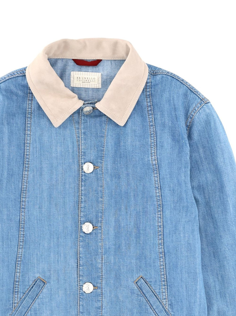 Brunello Cucinelli buttoned jacket outlook