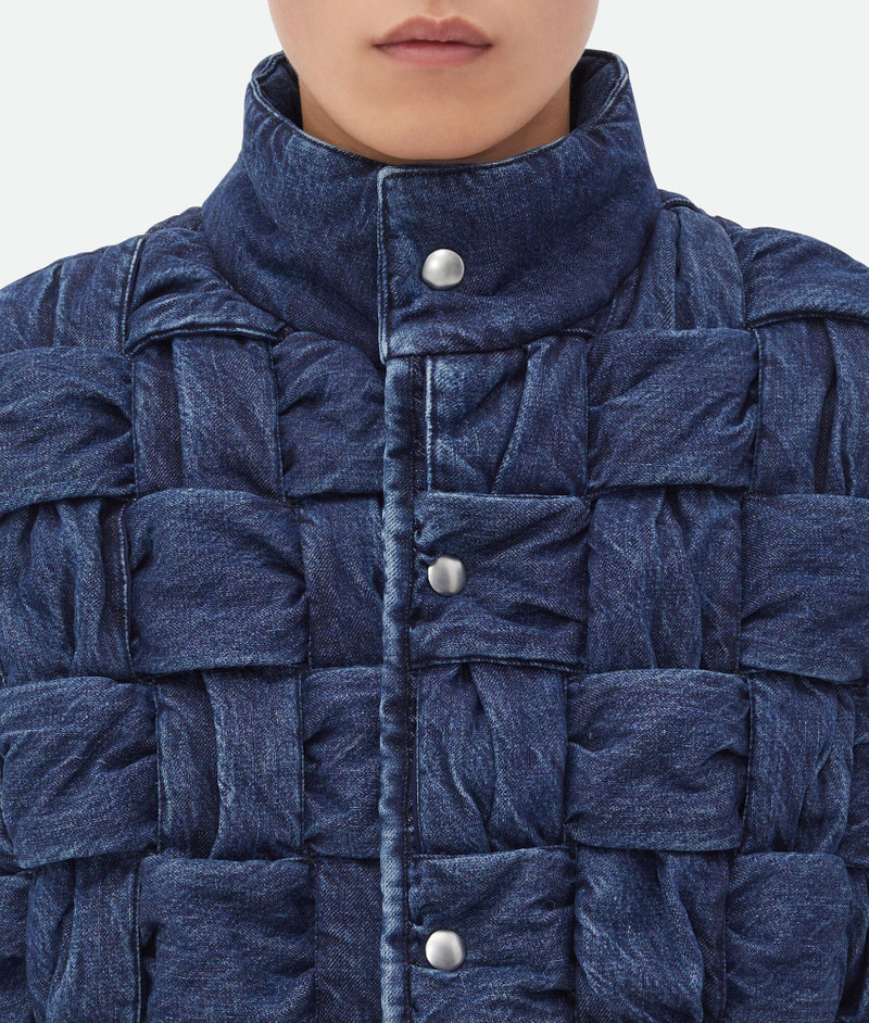 Intrecciato Denim Gilet 4