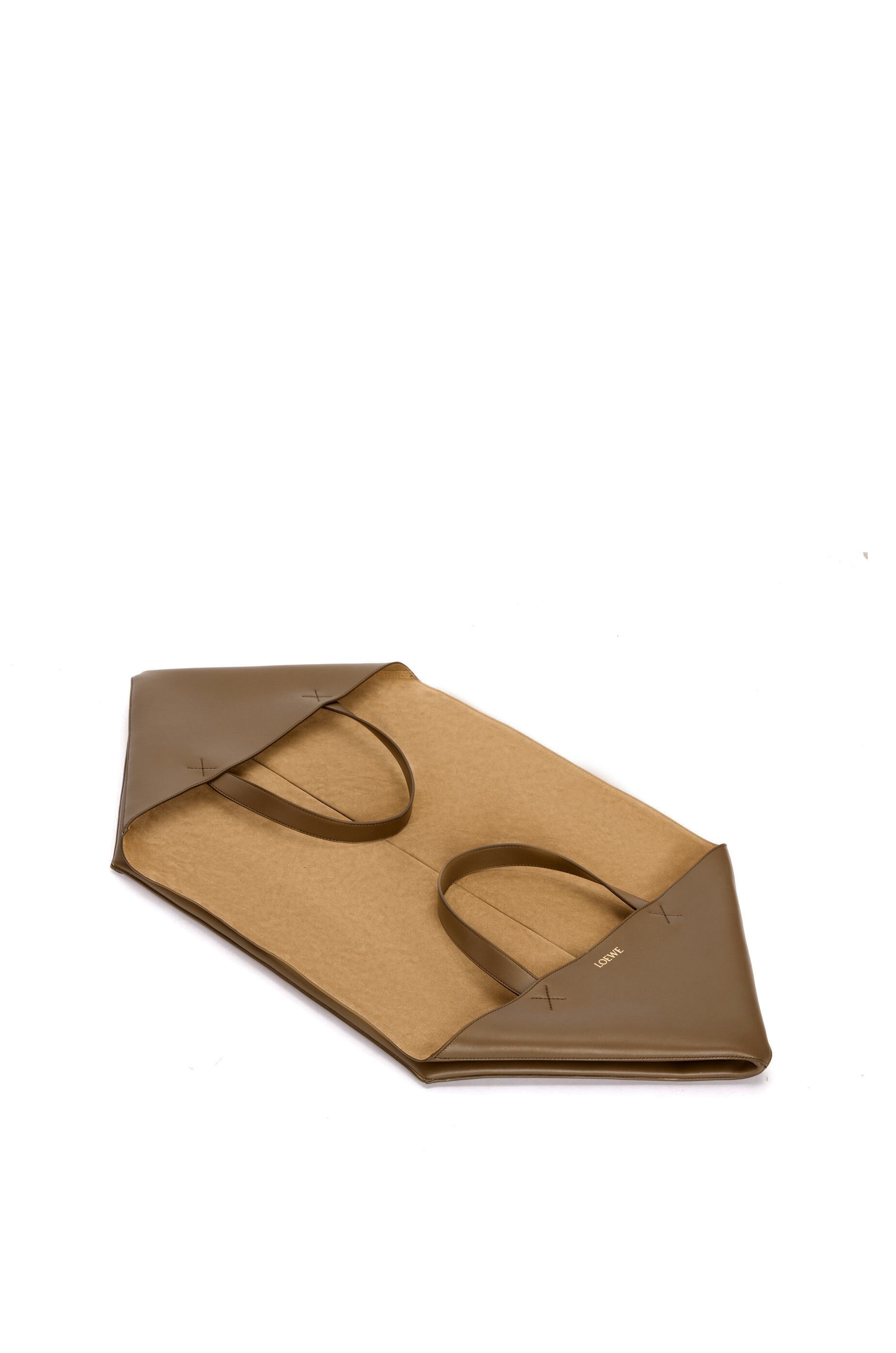 XXL Puzzle Fold Tote in shiny calfskin - 5