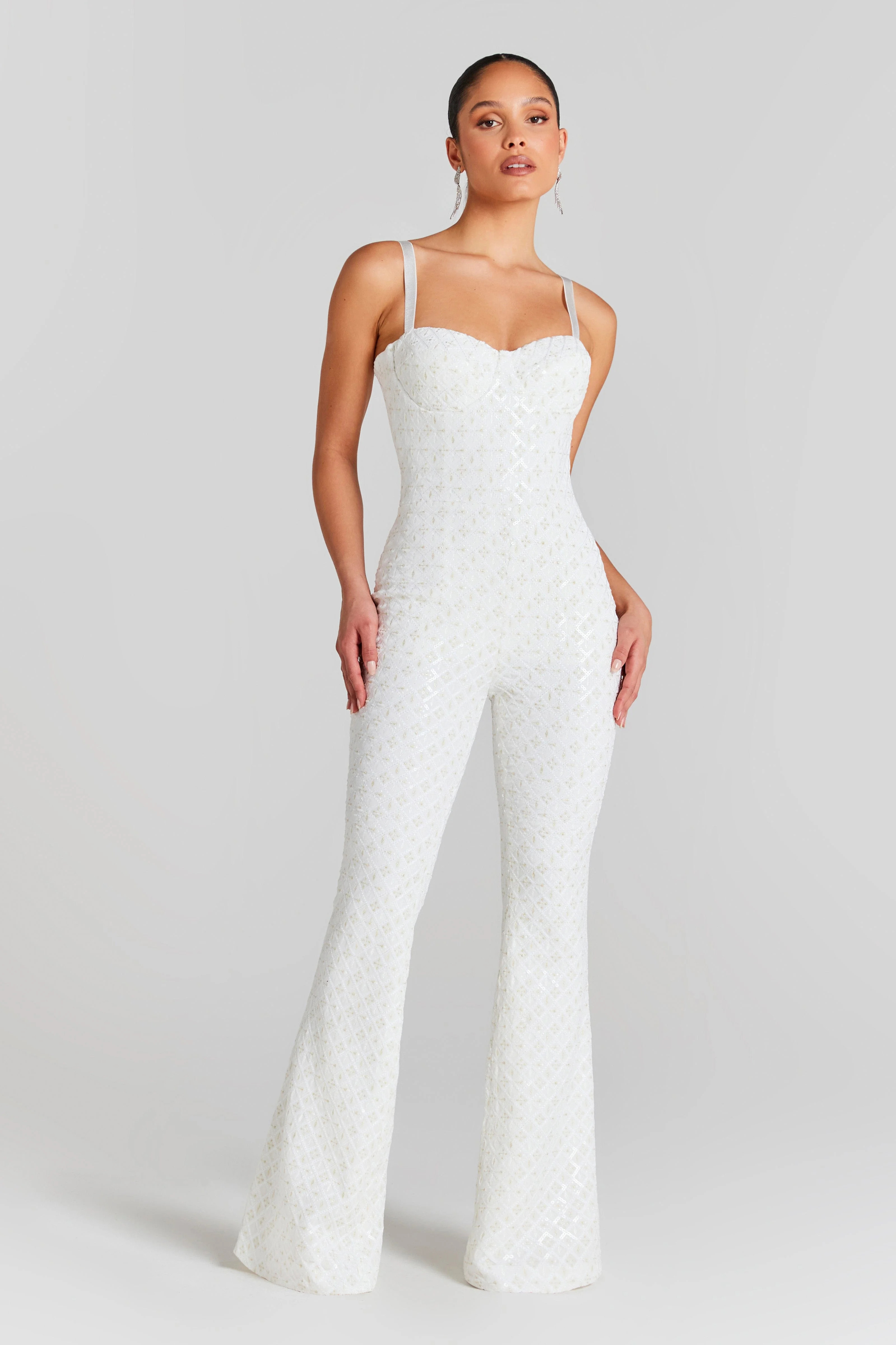 Hailey White Jumpsuit - 1