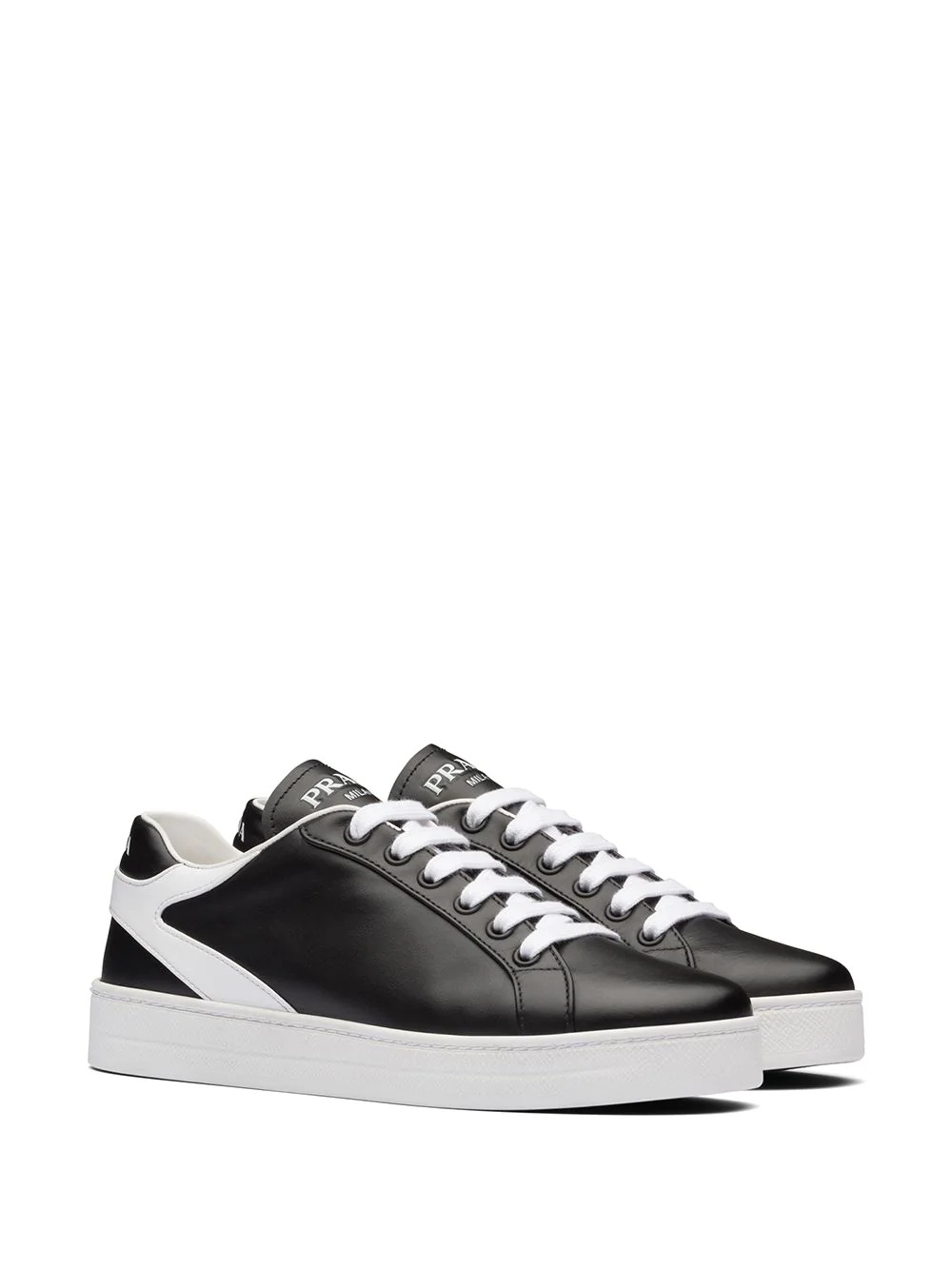 stitched detail low-top sneakers - 2