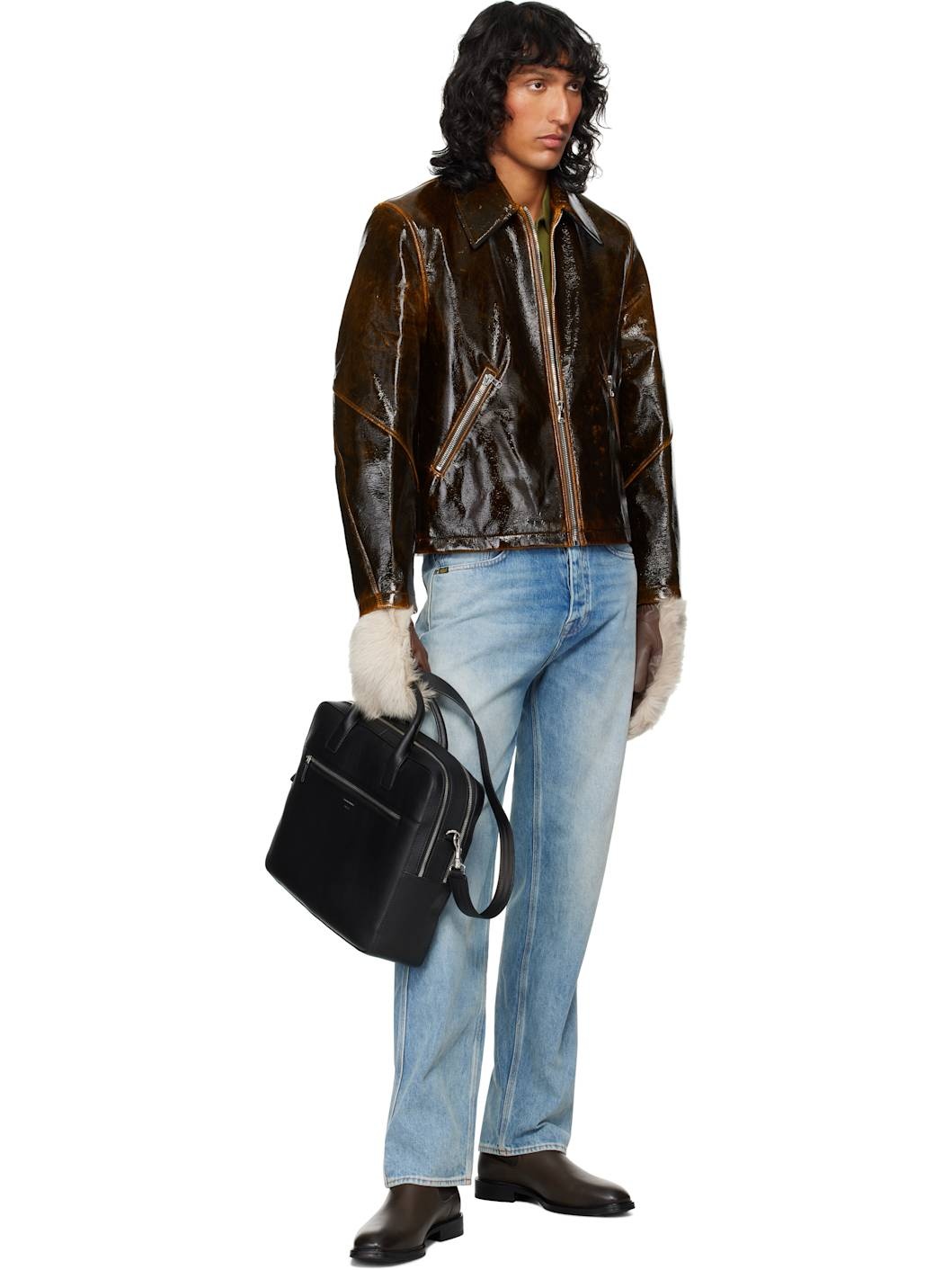 Black Beridare Briefcase - 4