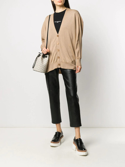 Stella McCartney oversized wool cardigan outlook