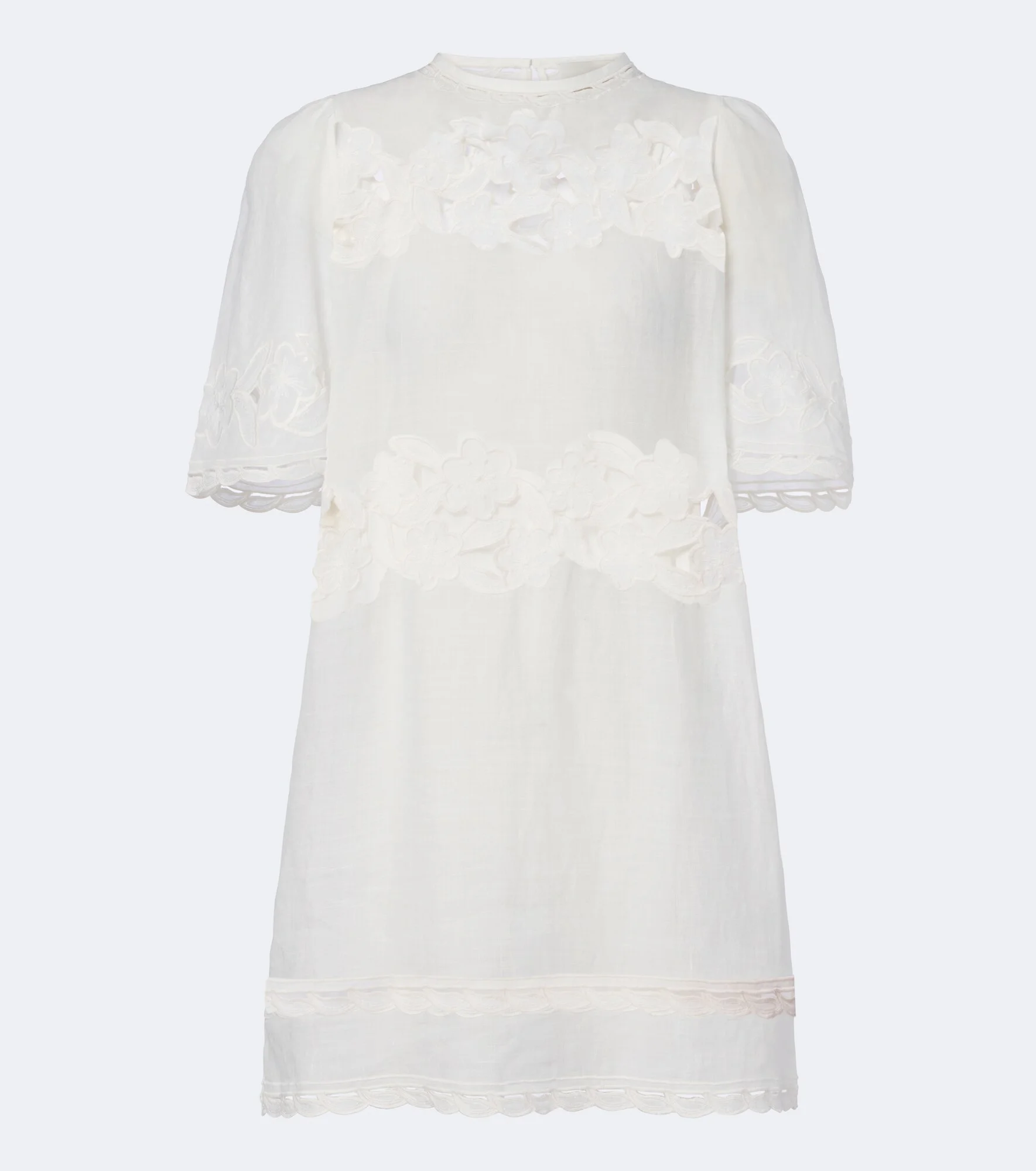 Reldine broderie anglaise ramie minidress - 1