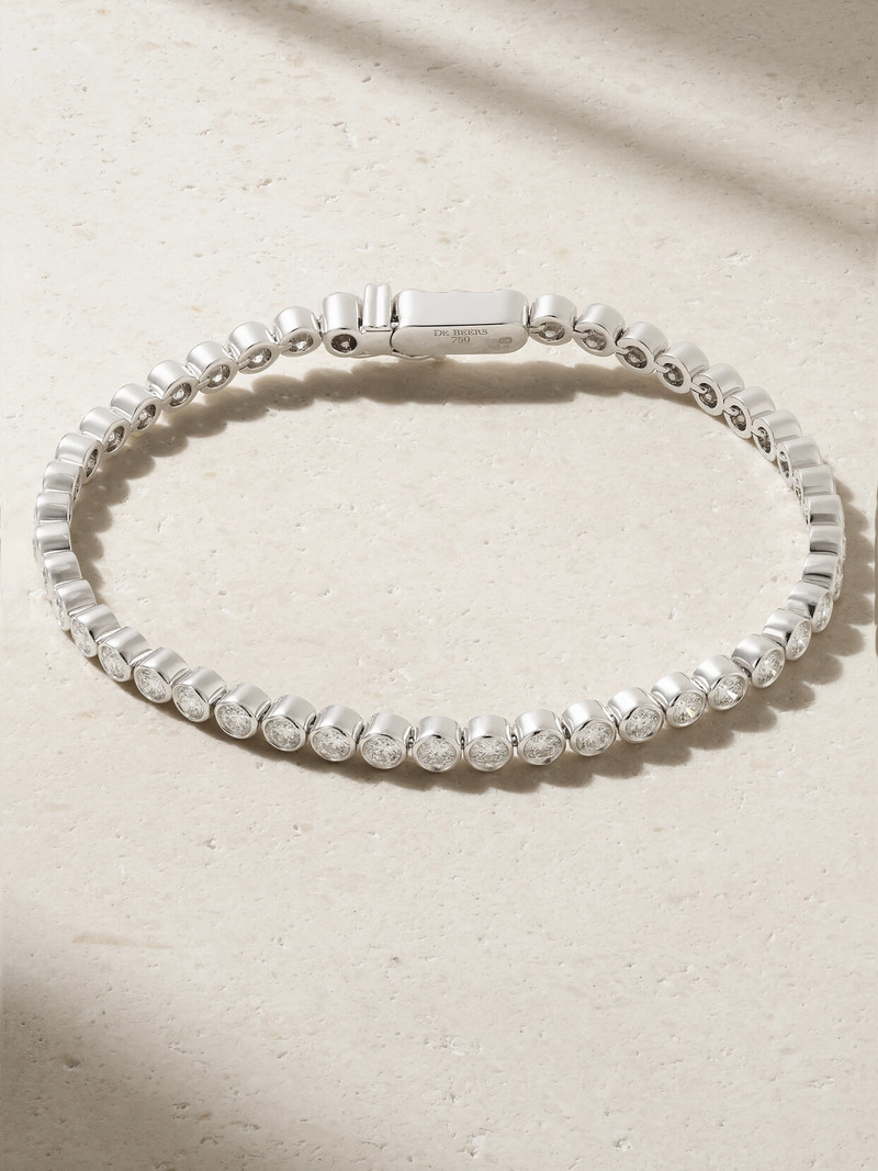 Diamond Lines Db Classic Eternity 18-karat White Gold Diamond Bracelet 1