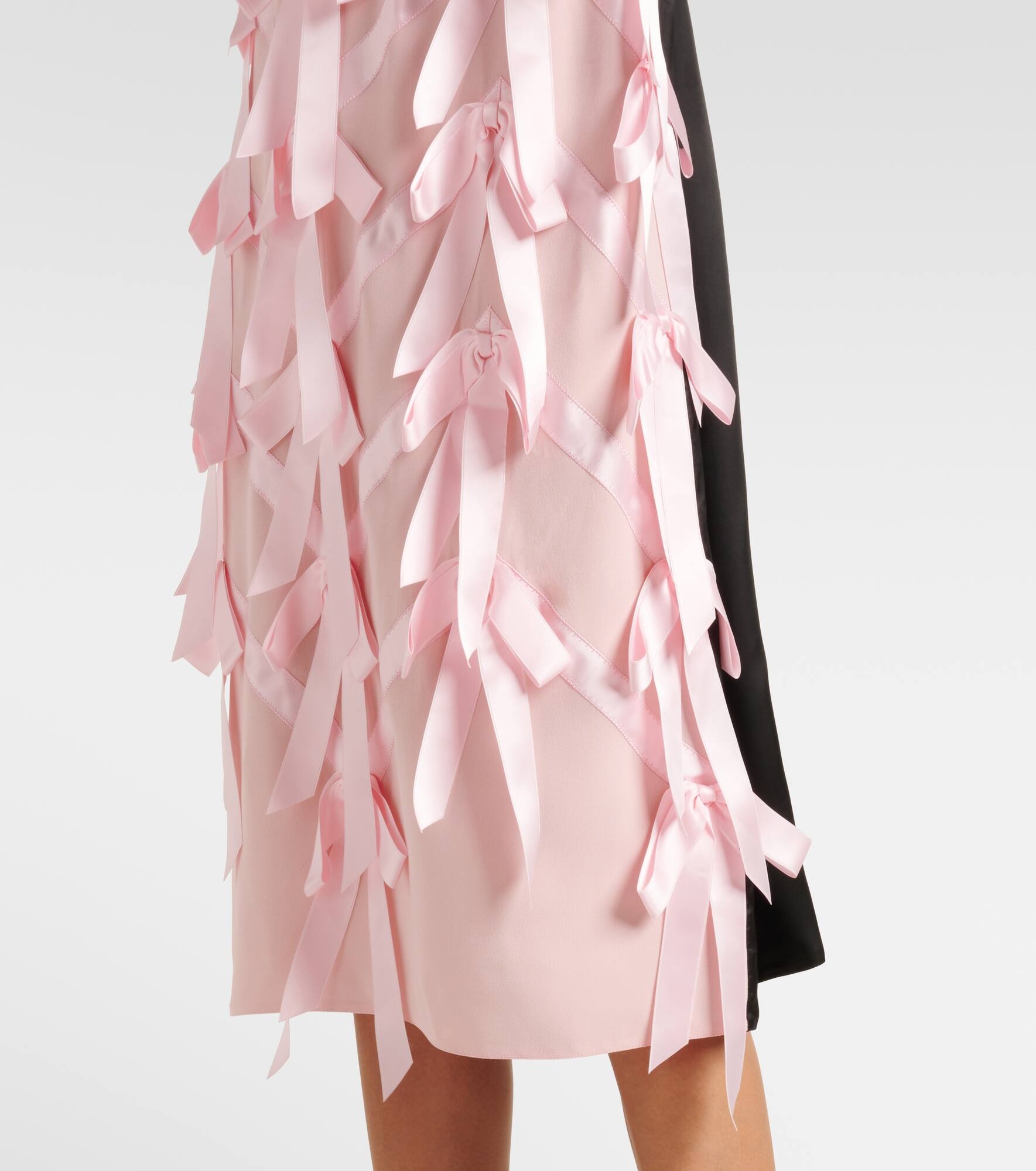 Ribbon midi dress - 5