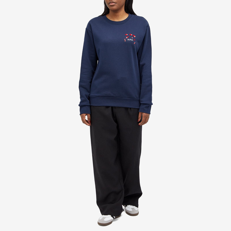 A.P.C. A.P.C. Valentines Logo Crew Sweat outlook