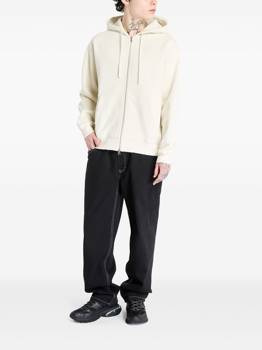 zip-up hoodie - 2