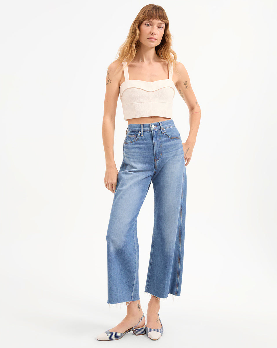 TAYLOR CROPPED WIDE-LEG JEAN - 6