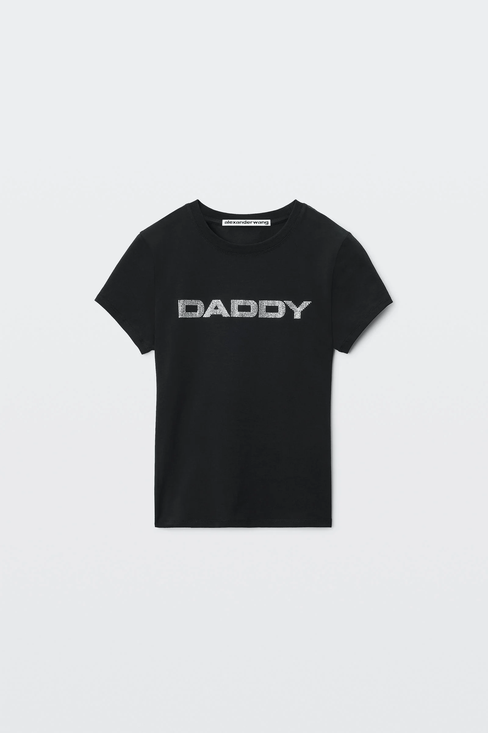 crystal hotfix graphic fitted tee - 1