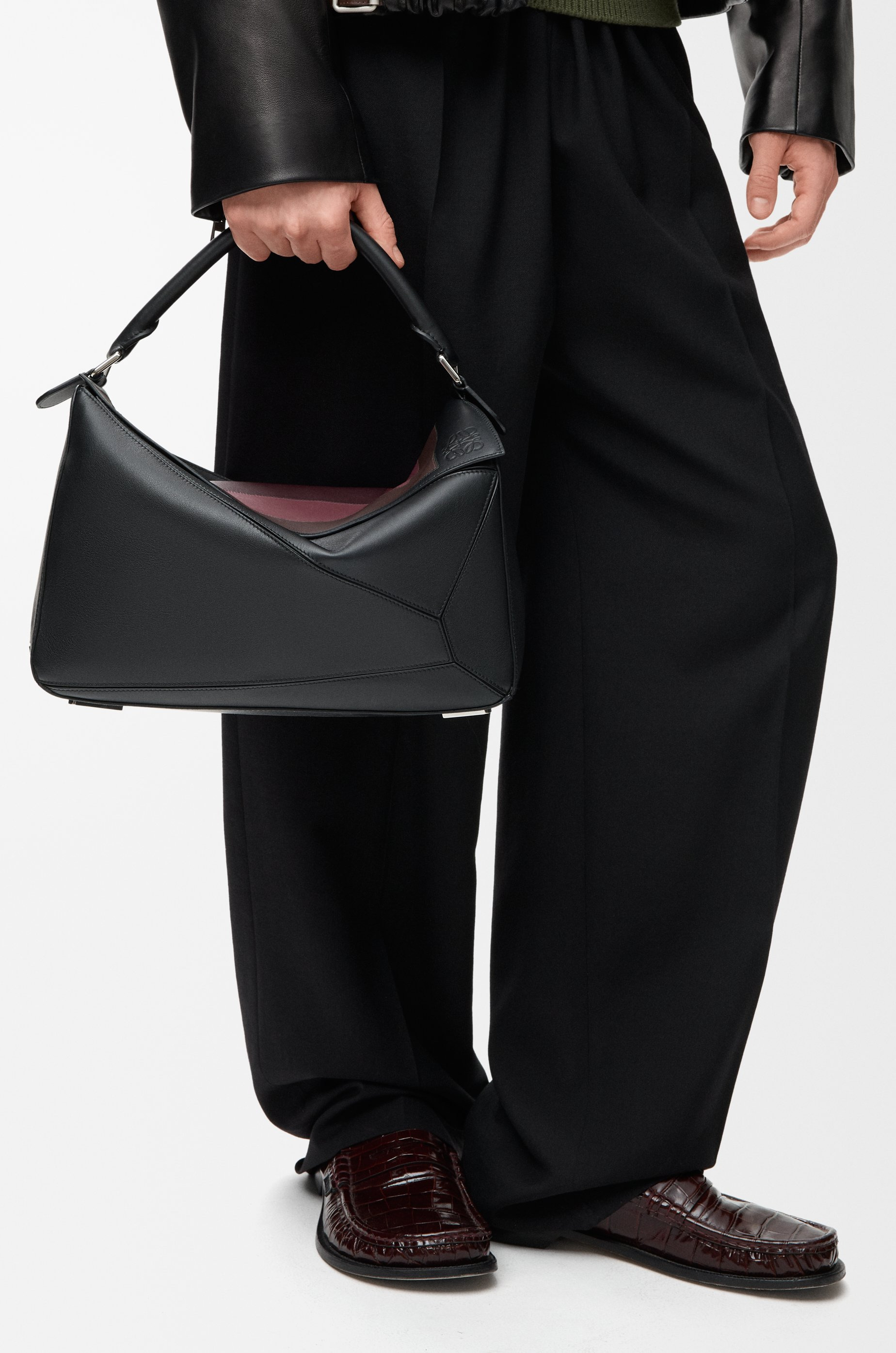 Large Puzzle bag in nappa calfskin - 3