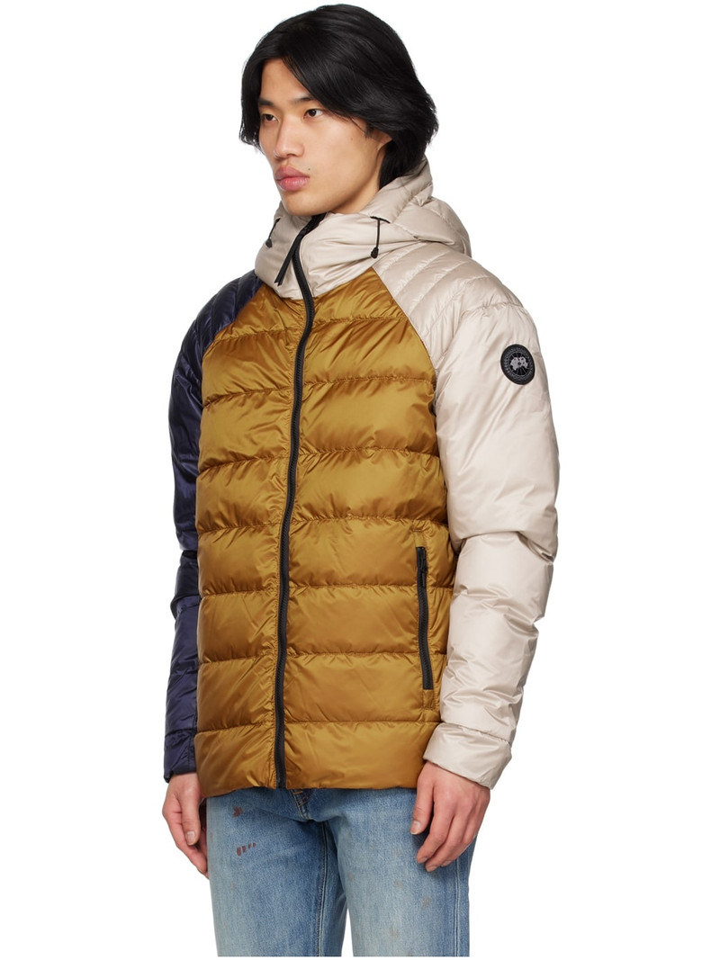 Canada Goose Blue & Tan Black Label Legacy Reversible Down Jacket outlook