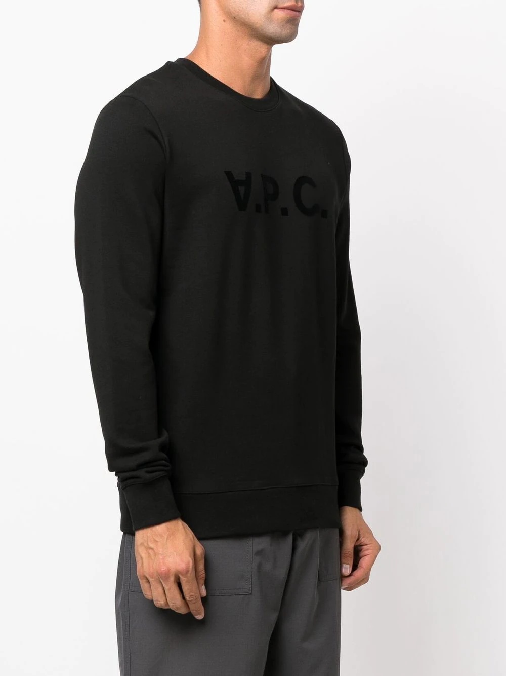 logo-print crew-neck sweatshirt - 3