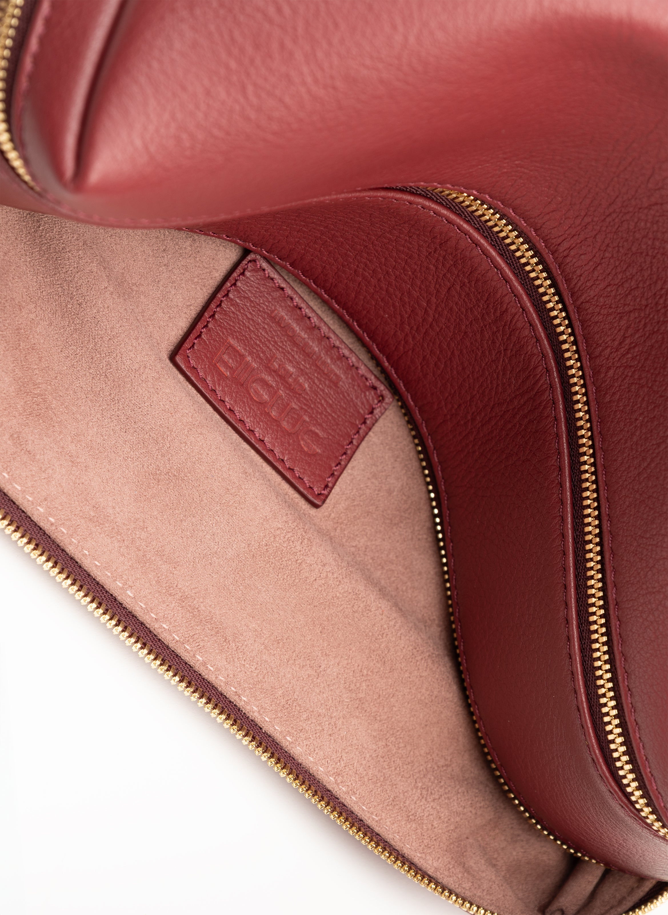 Trousse Chain Leather Burgundy - 4