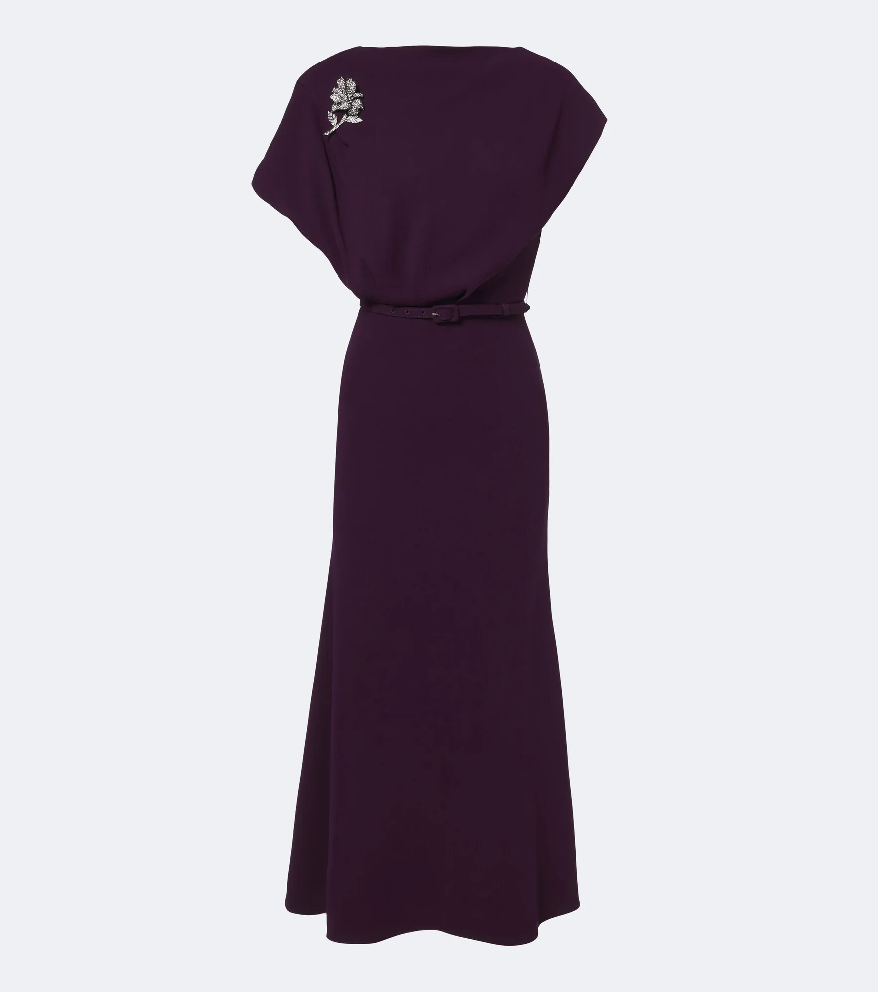 Embellished cady cocktail dress - 1