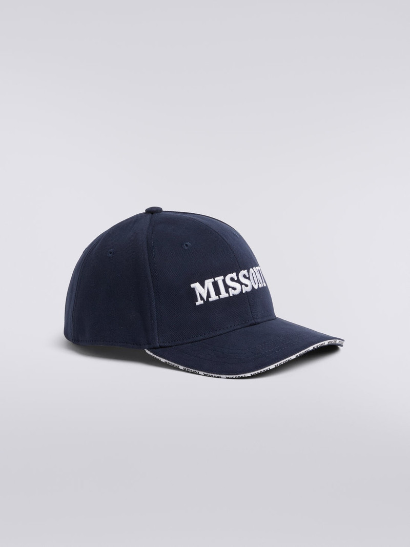 Missoni Cotton baseball cap with logo outlook